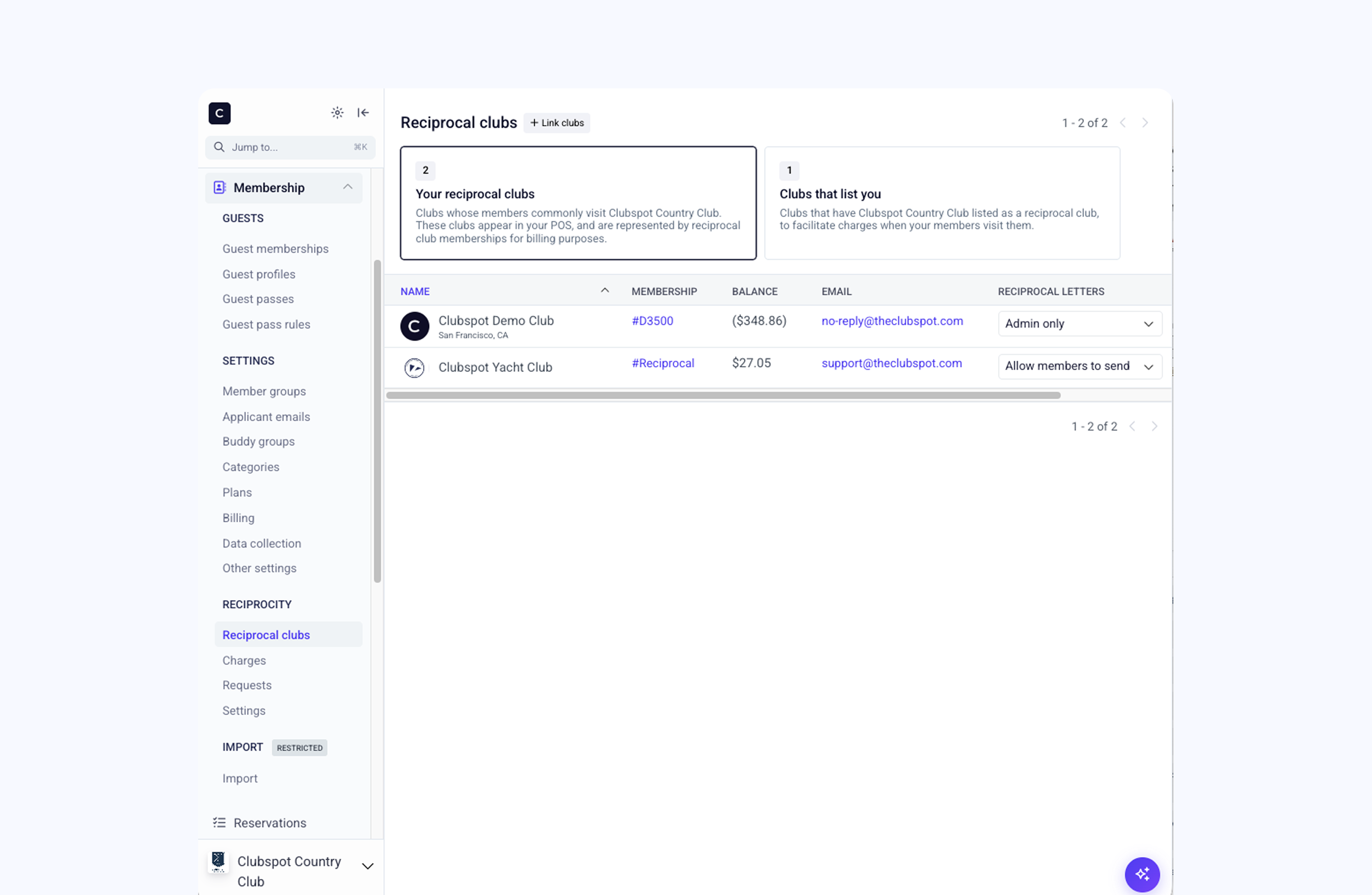 Clubspot Launch Notes – October 9, 2026