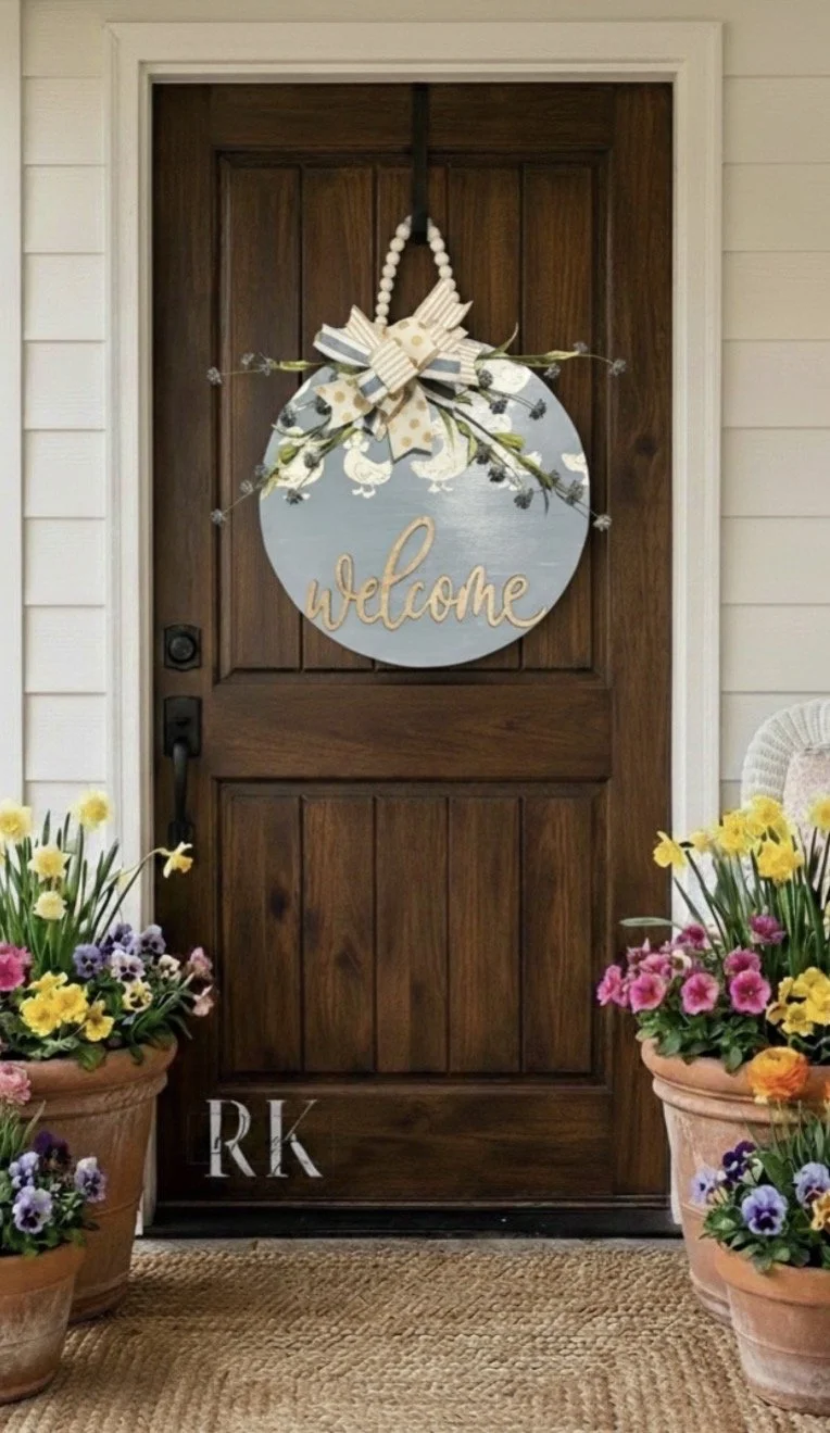 19.5 in. 3D Duck Welcome Door Hanger