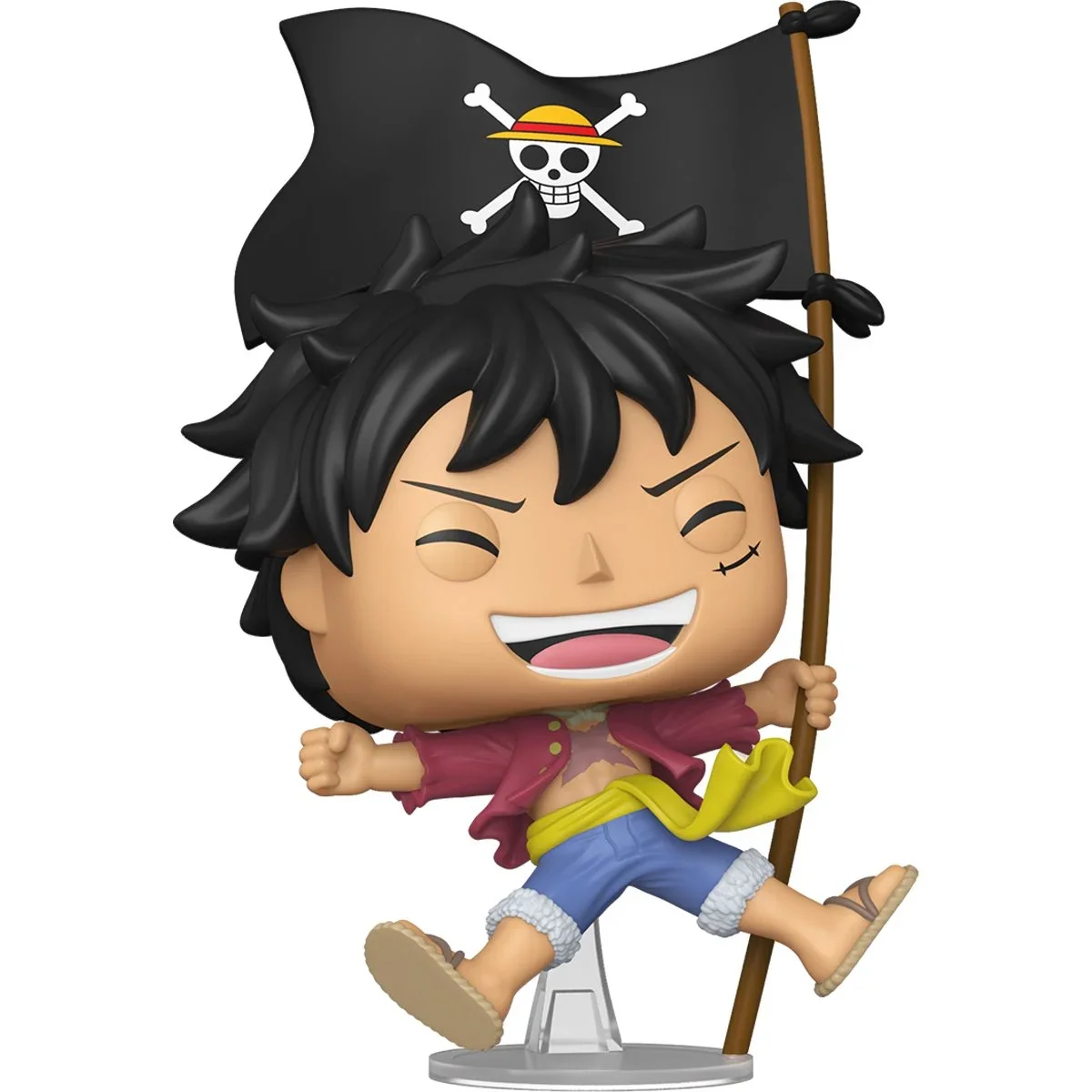 One Piece Monkey D. Luffy with Flag Funko Pop! Vinyl Figure #2214