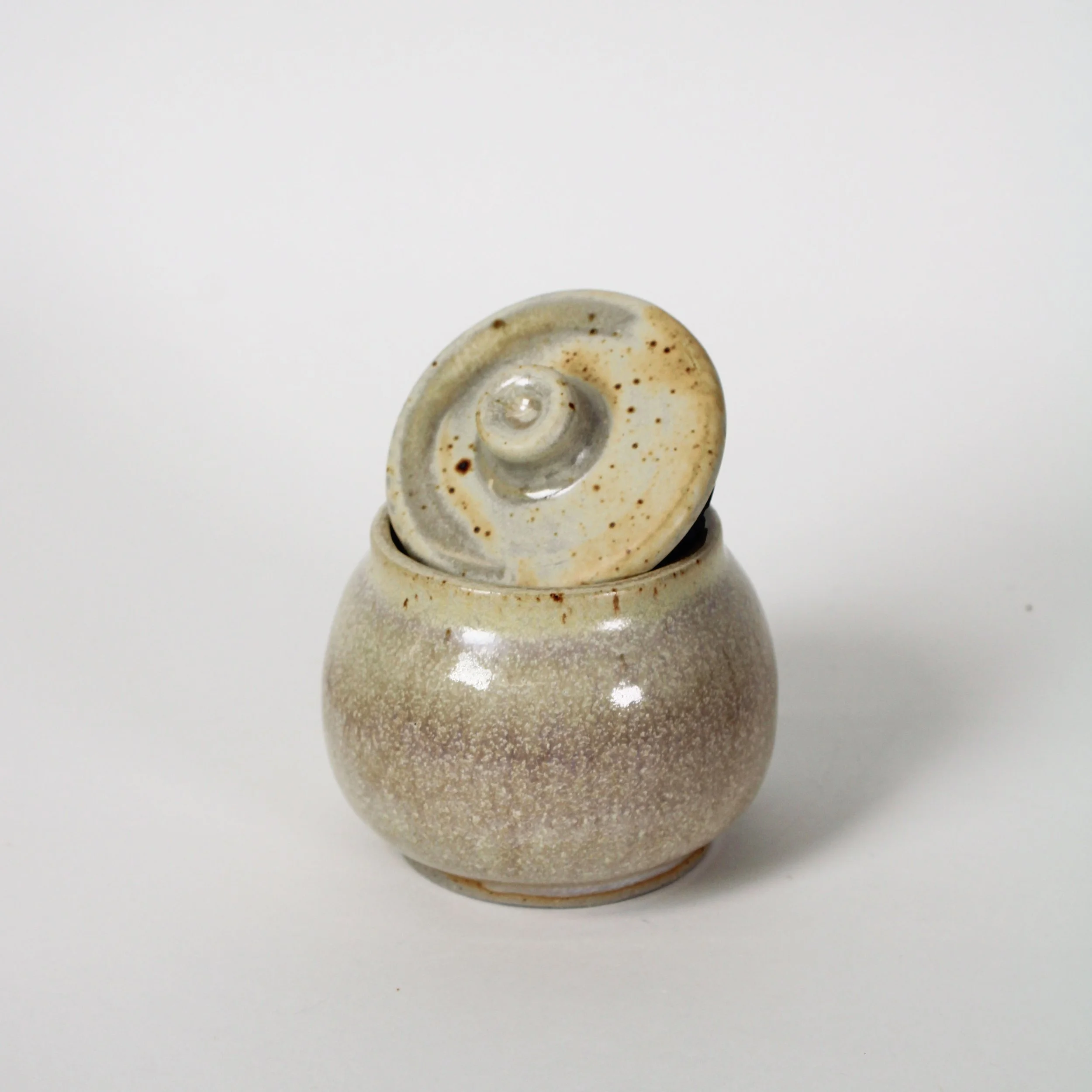 Earthy Cream Jar