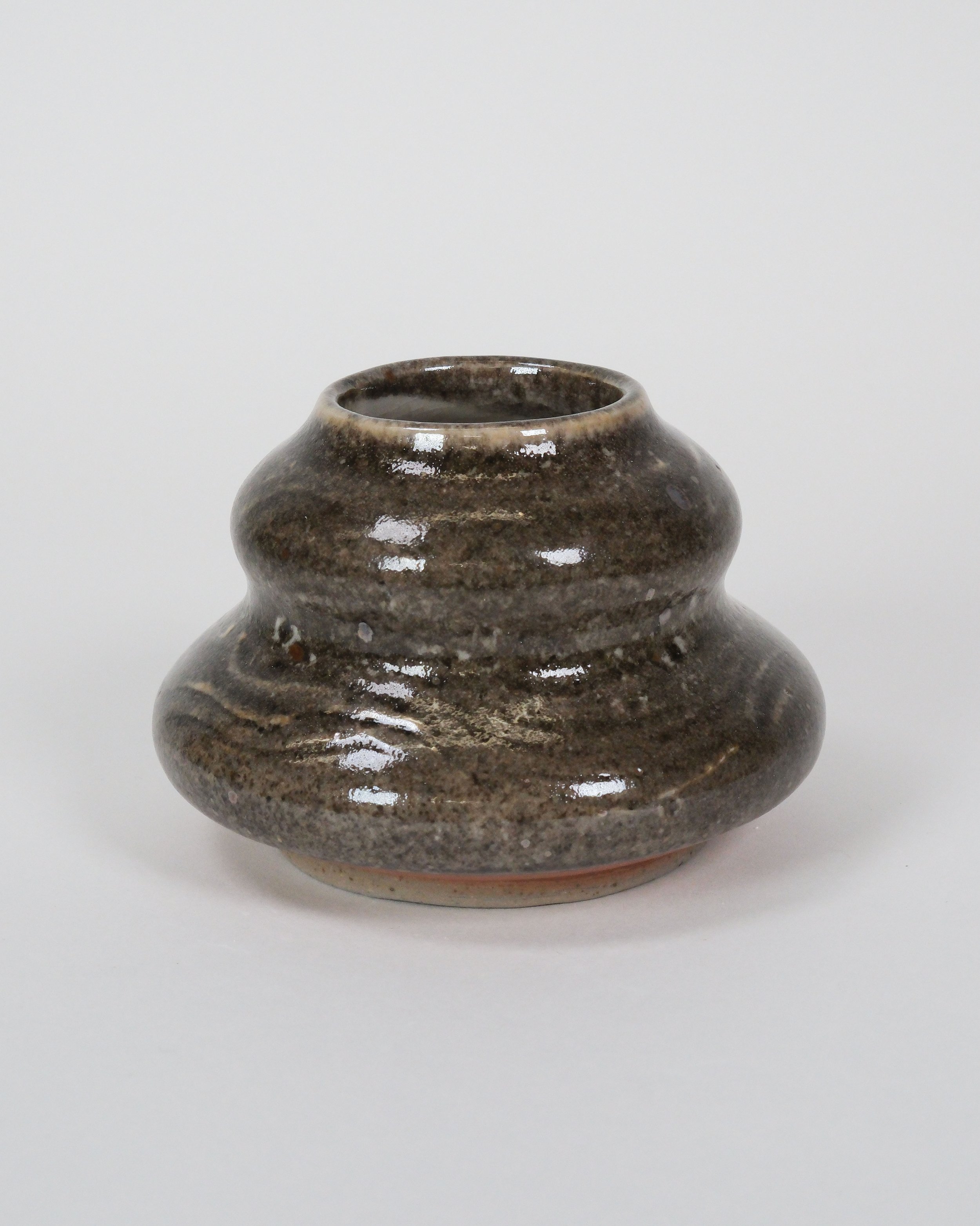 Ribbed Shino Bud Vase
