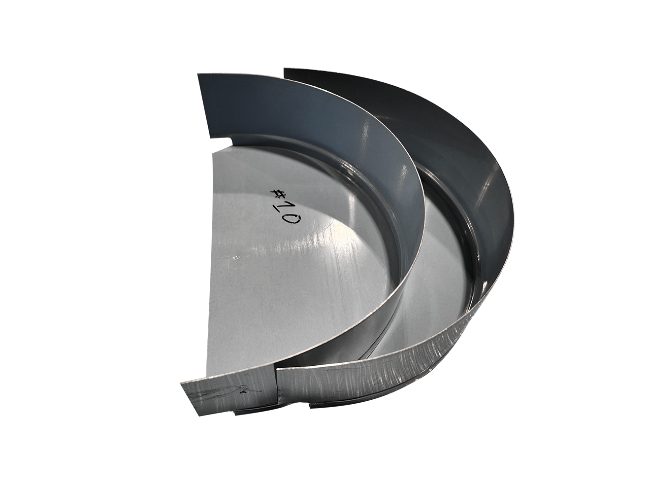 Aluminum insulation bands