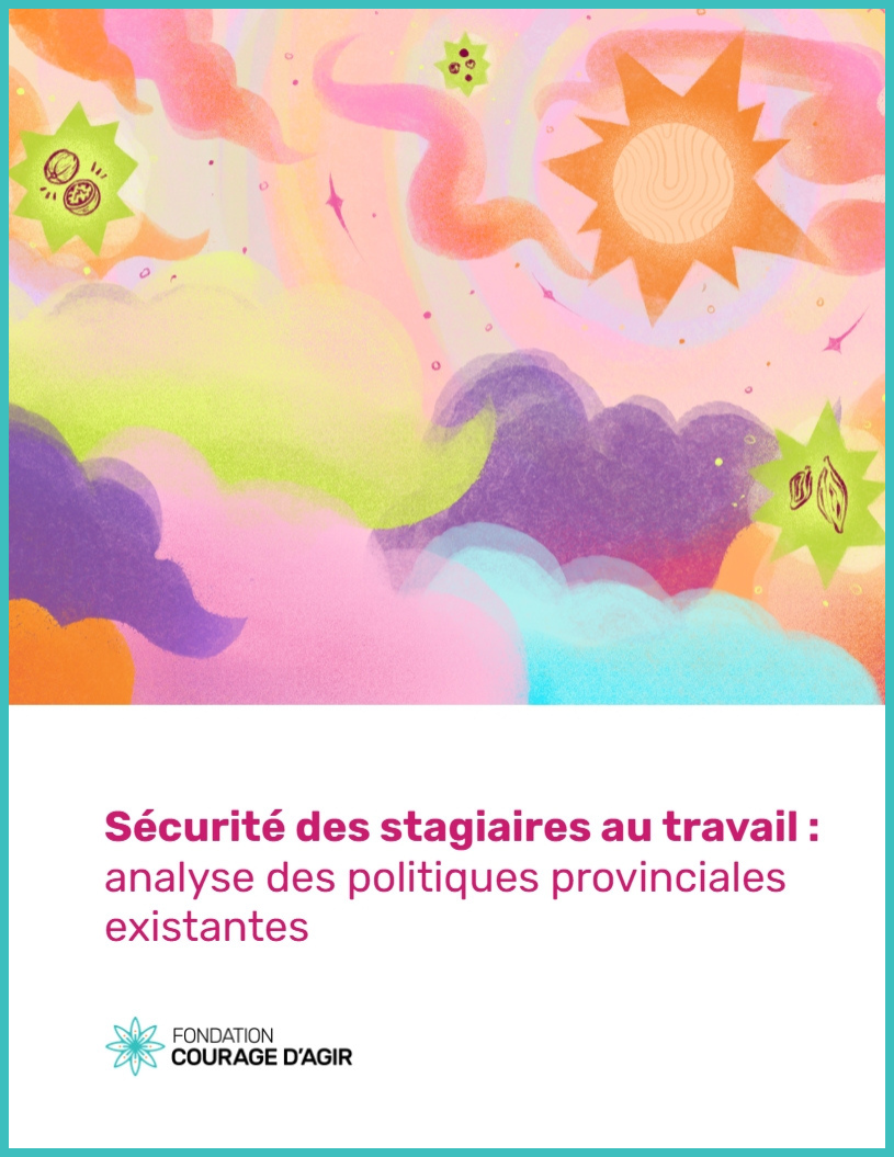 Sécurité des stagiaires au travail : analyse des politiques provinciales existantes cover