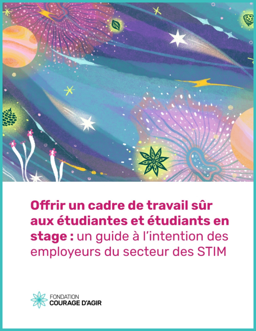couverture d'offrir un cadre de travail sûr aux étudiantes et étudiants en stage