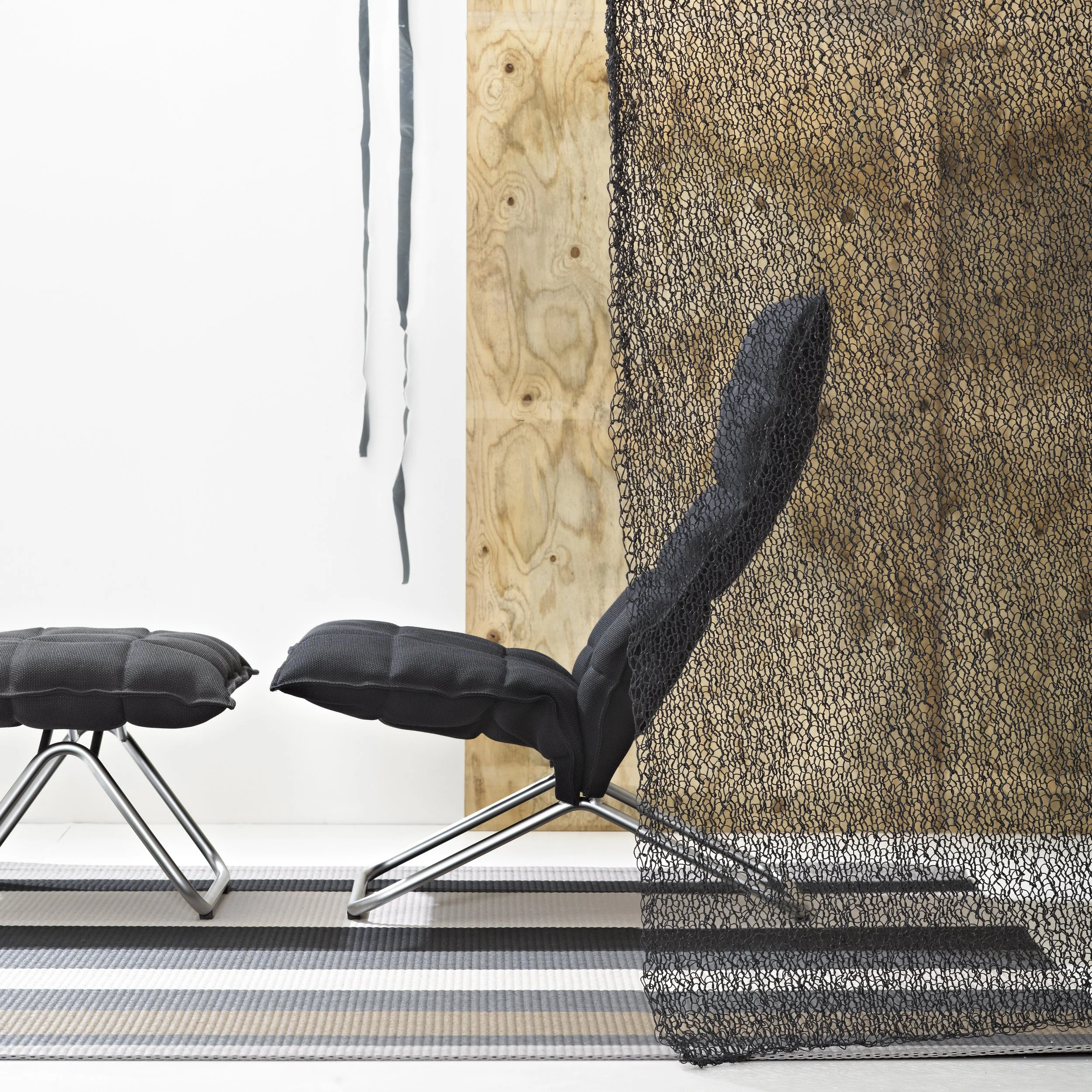 Avenue 1373040 light grey-graphite, sewn edges