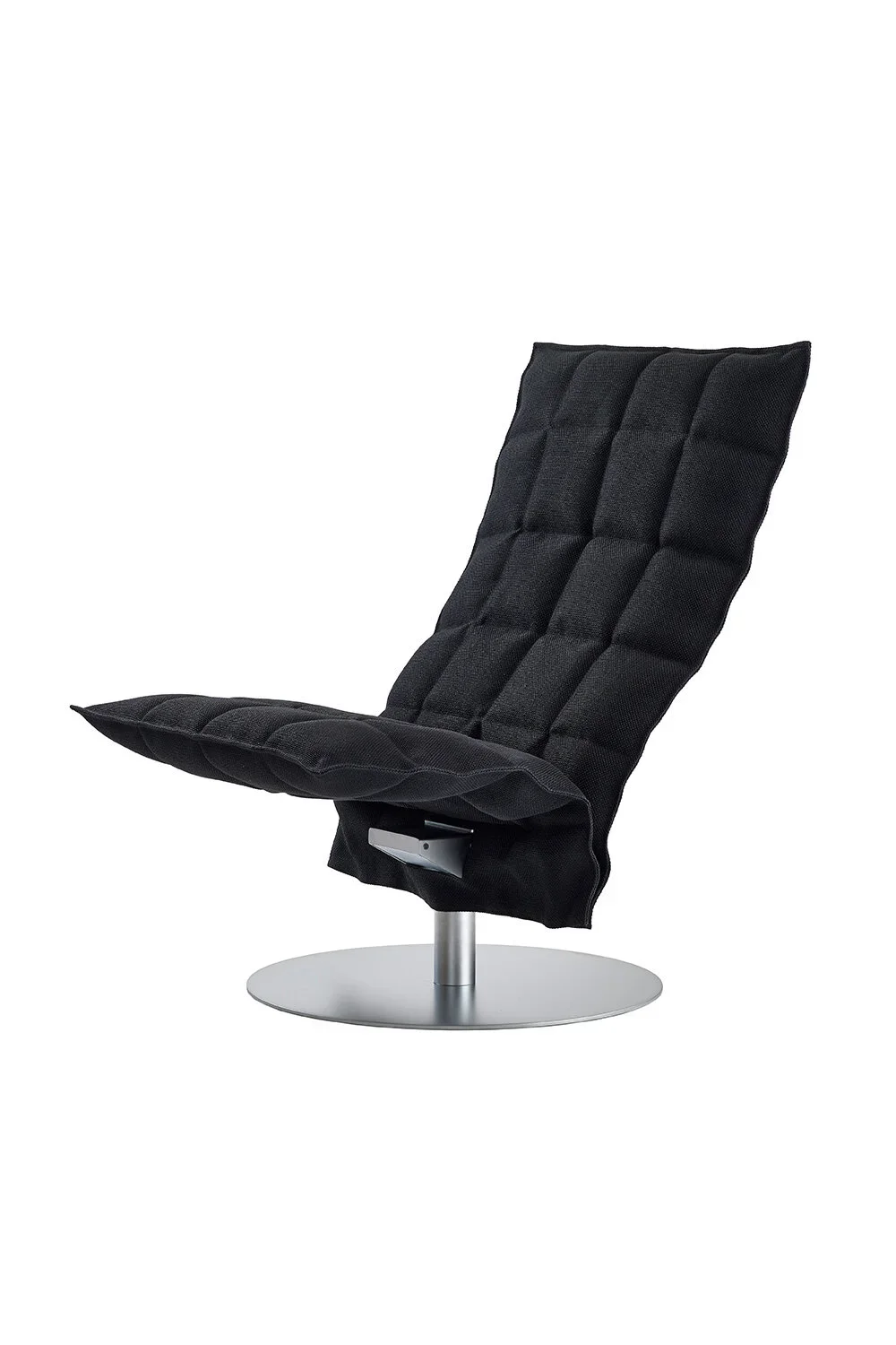 Narrow Swivel k chair with plate base