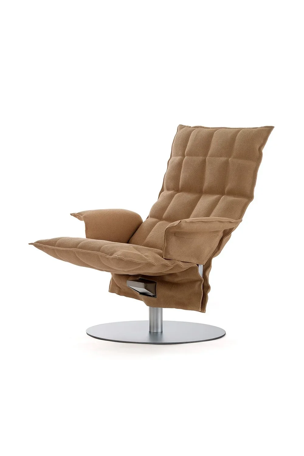 46009 Swivel k Chair with Armrests, Sand natural