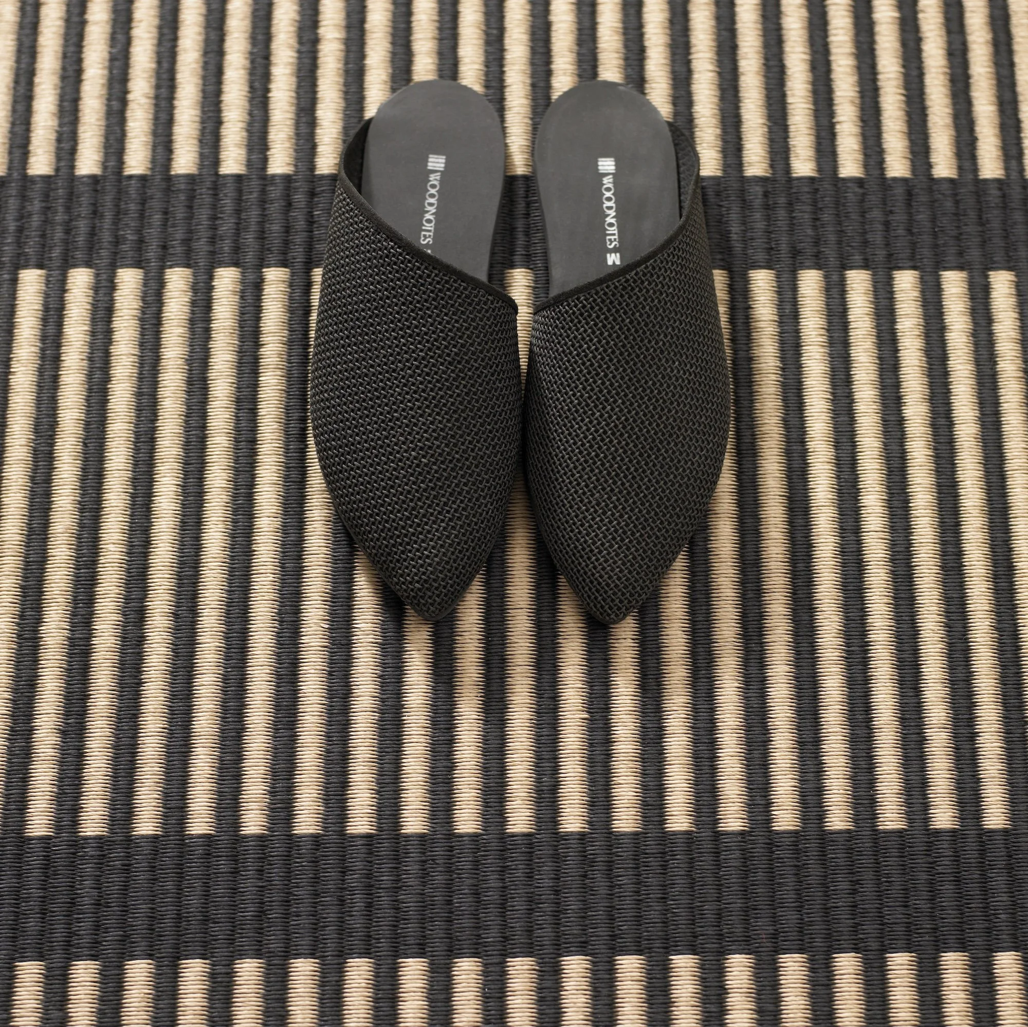 Cut Stripe 11595 black-natural