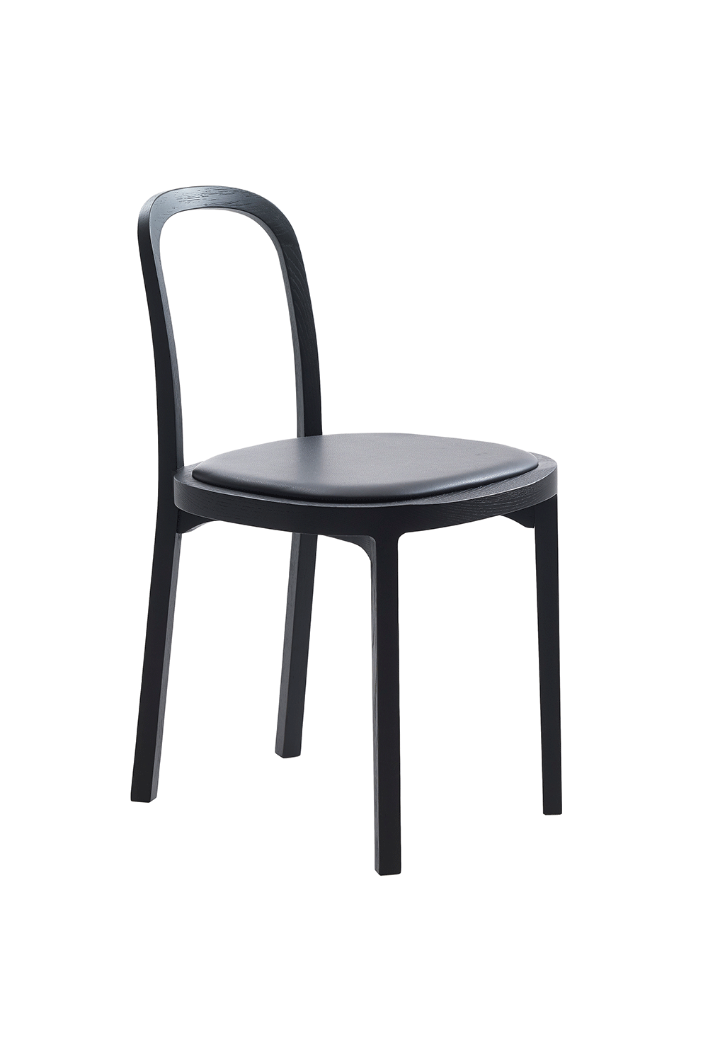 4419 Siro chair seat upholstered, stained black oak