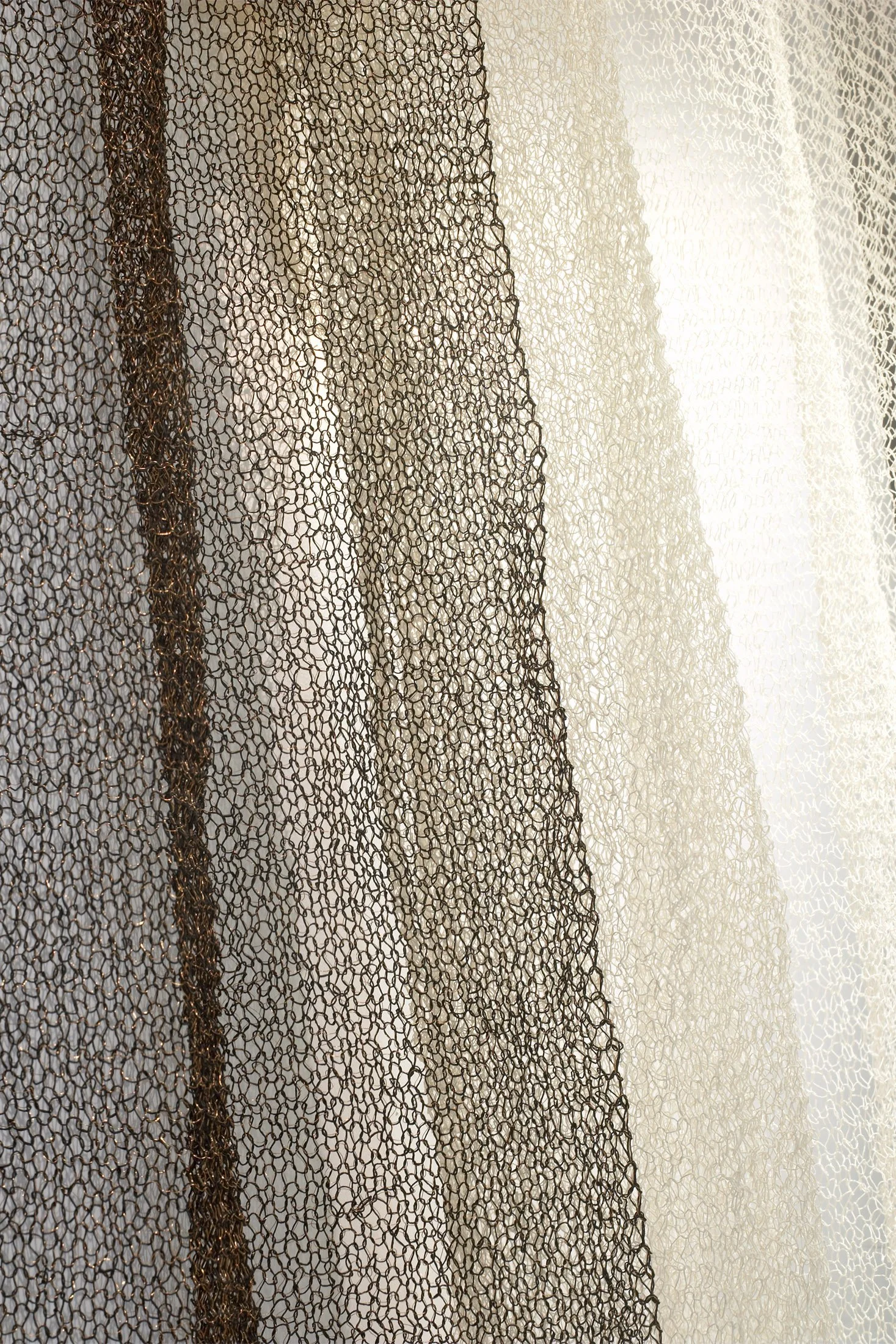 Mesh partition - art textile