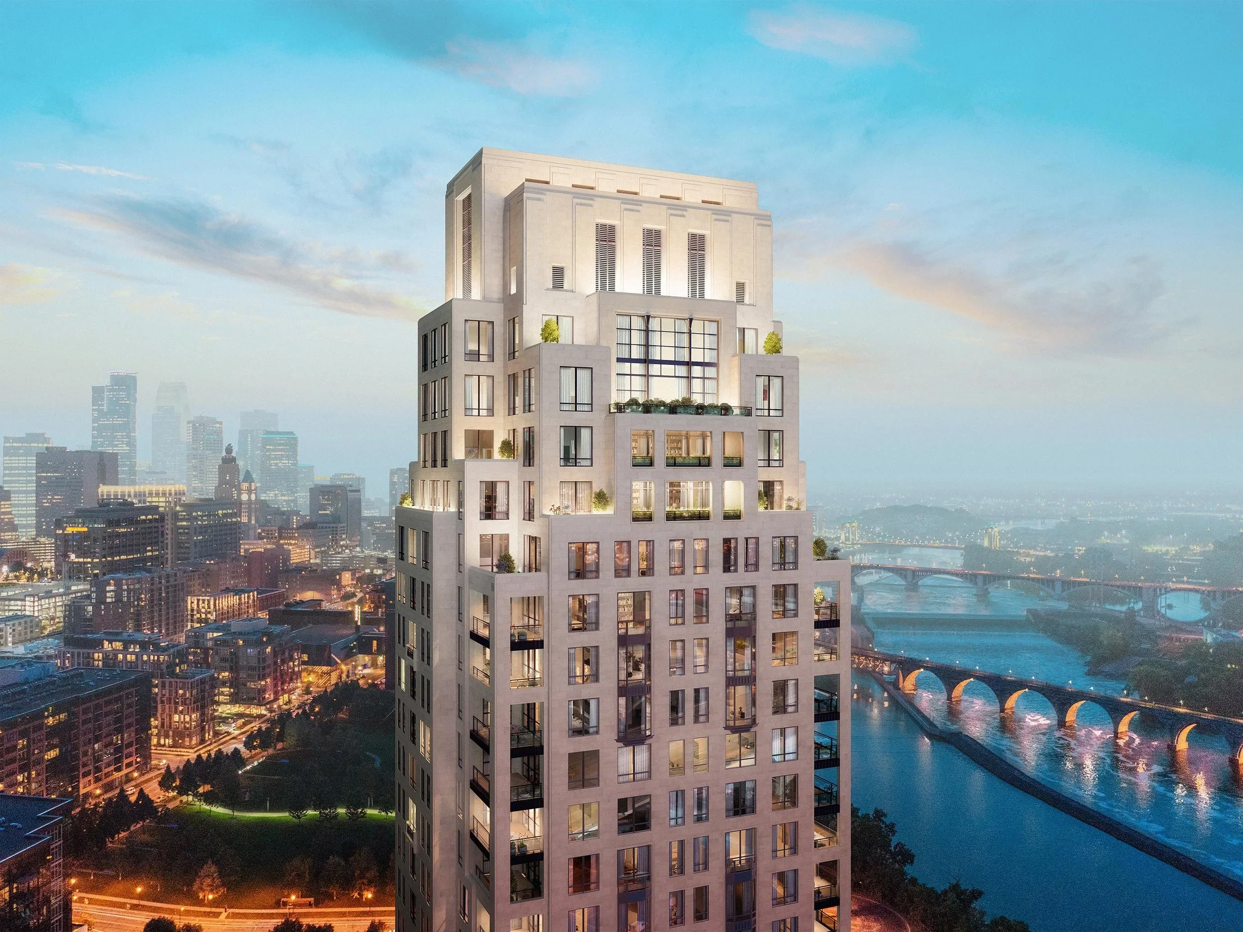 Eleven on the River, Minneapolis luxury condos — marketing and web design by Edition Studios