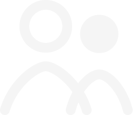 Icon of two people, one larger and one smaller, representing adults and a child, with a circular background.