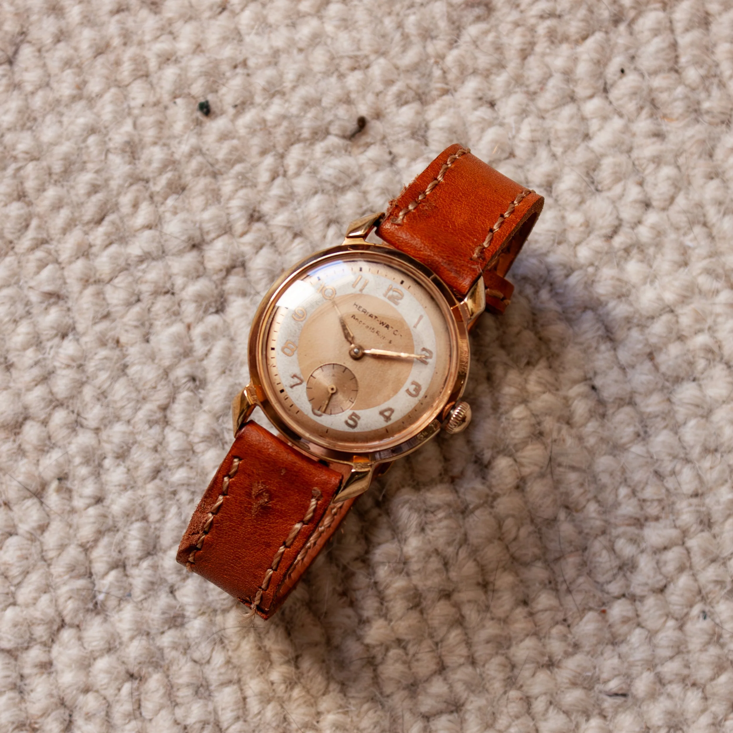 Heriat Watch Plaquée Or