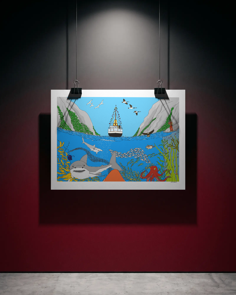 hanging-horizontal-poster-mockup-on-dark-wall-with-spotlight-shadows-and-clips-01385.png