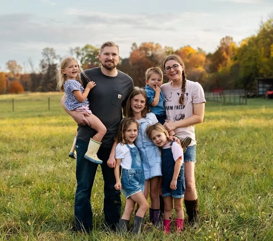 Luke and Megan Freshwater homesteading content creators represented by liberty speaks