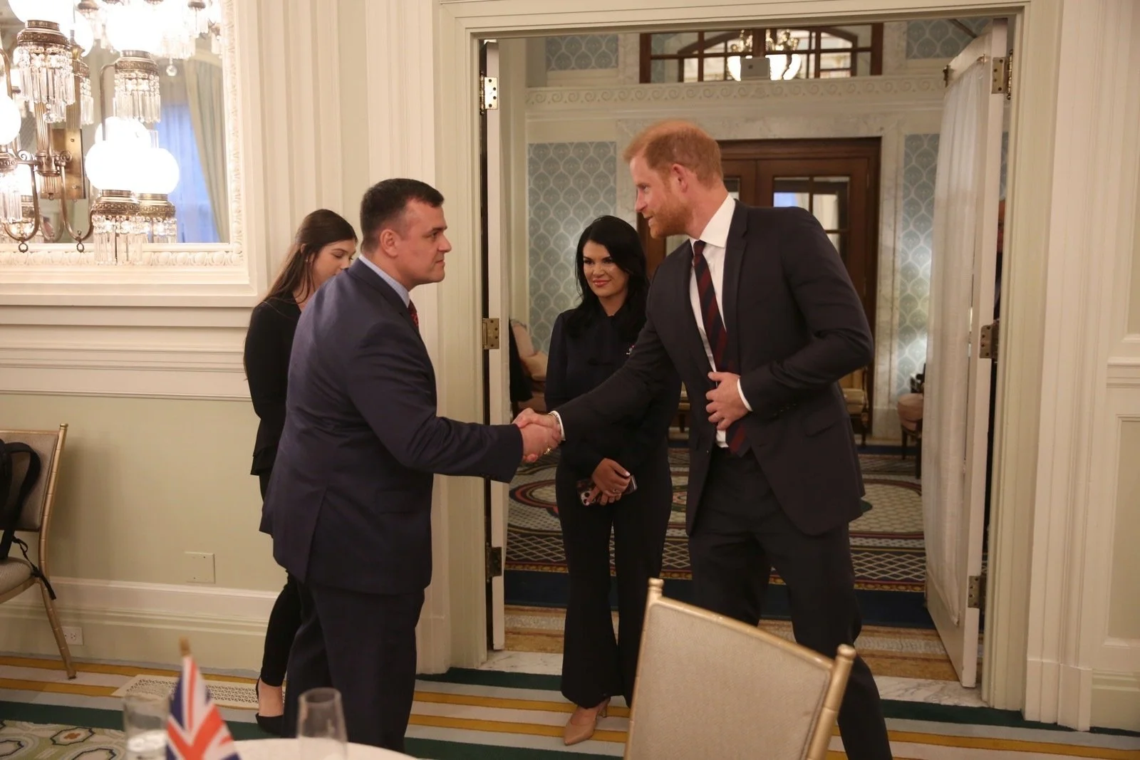 nick palmisciano meeting Prince Harry