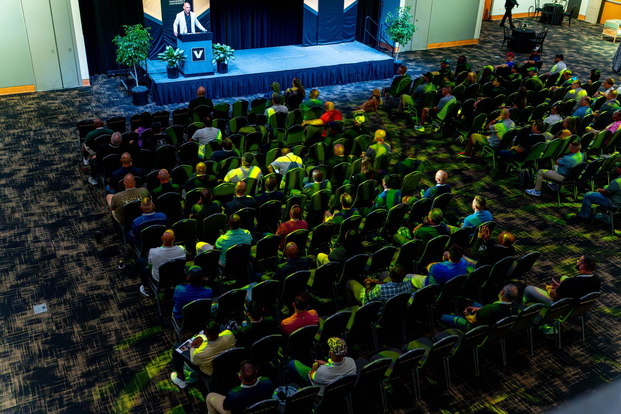 Harrison Bernstein speaking at Vanderbilt University