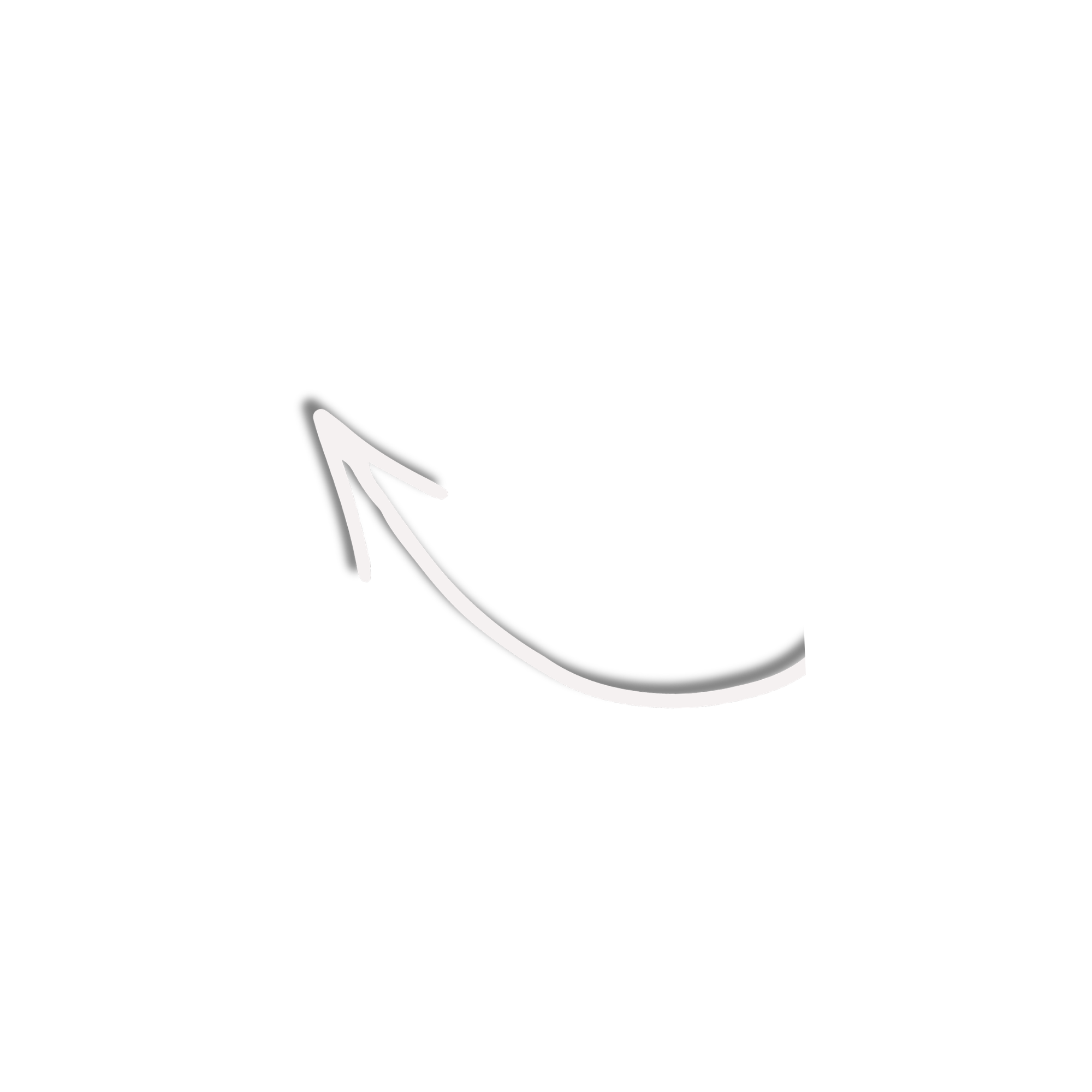 Black background with white arrow pointing to the bottom left.