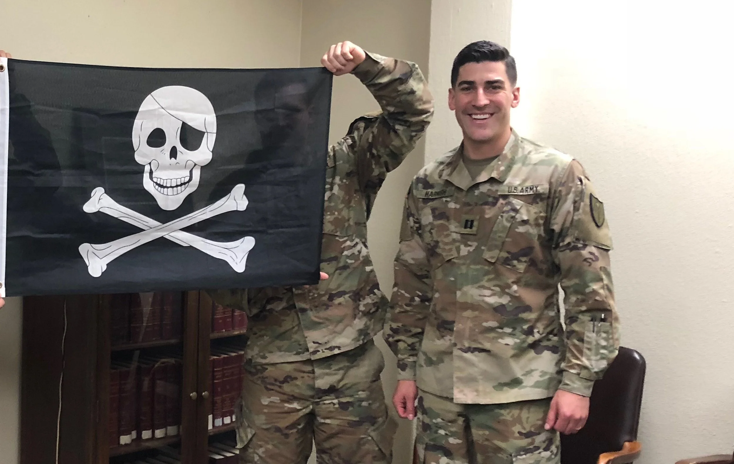 Cody Harnish in uniform as a Military JAG