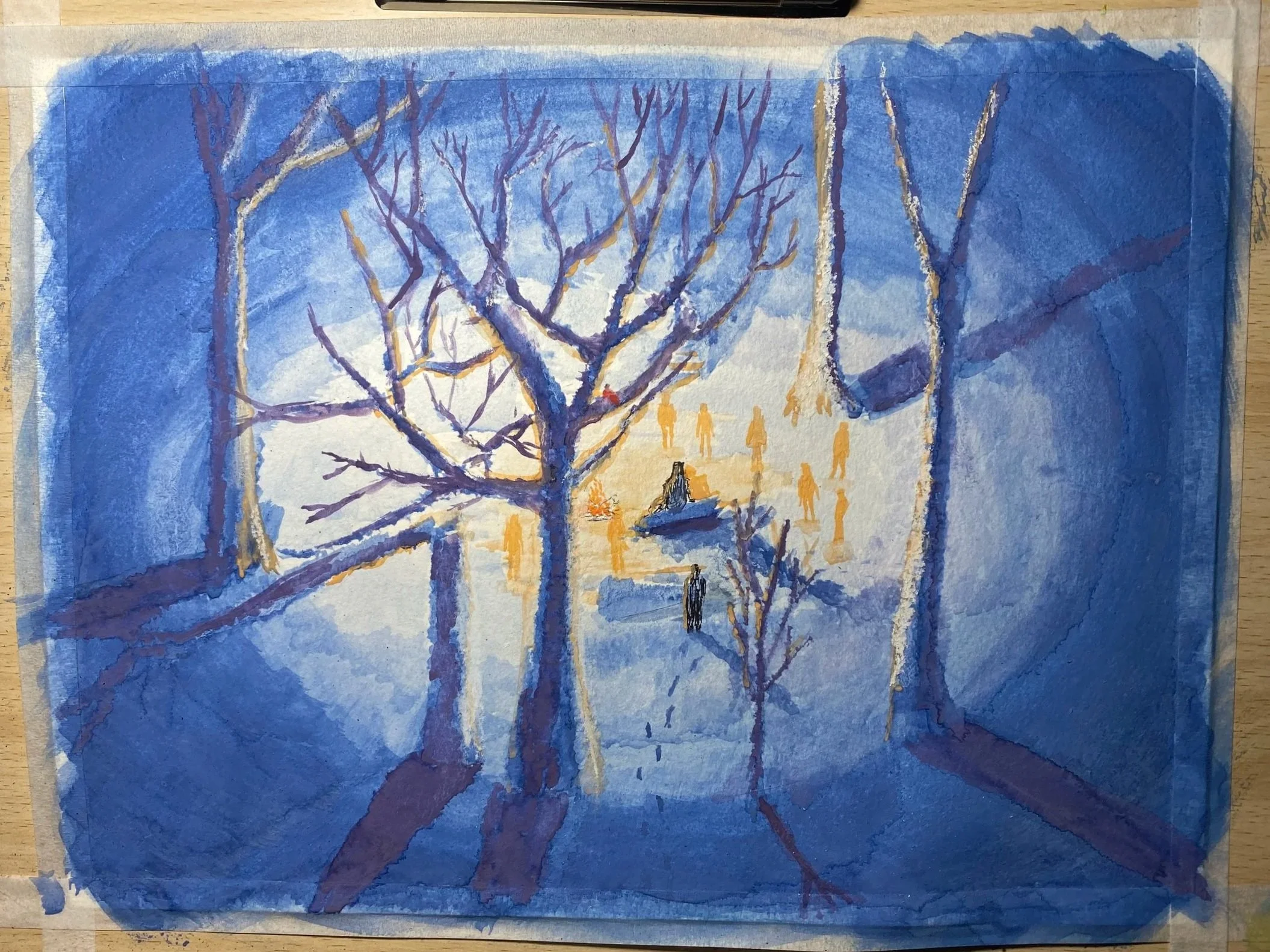 "Luz" - 2025 - Watercolor on Paper