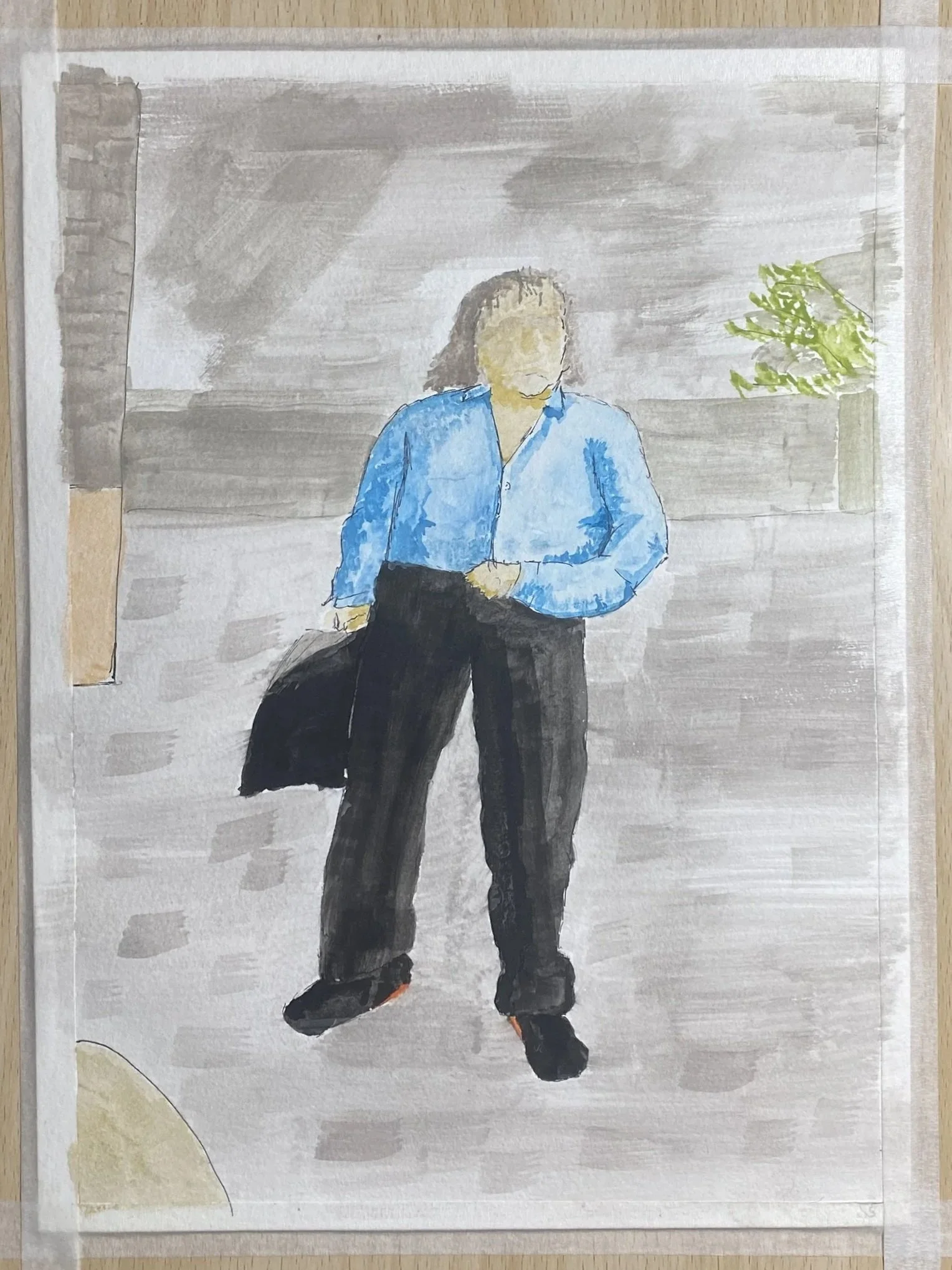 "Short Temper" - 2025 - Watercolor on Paper