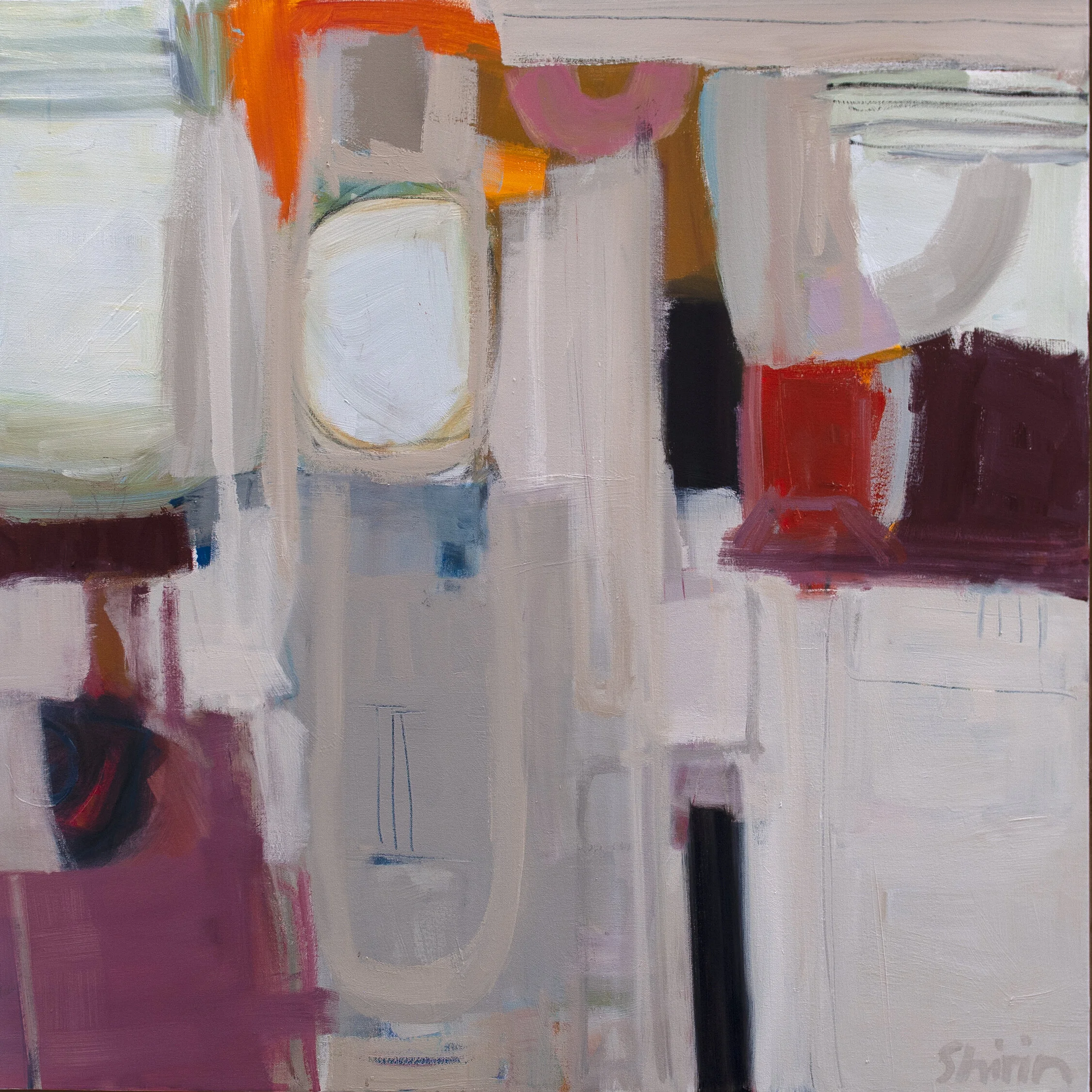 Around Me 100 x 100 cm