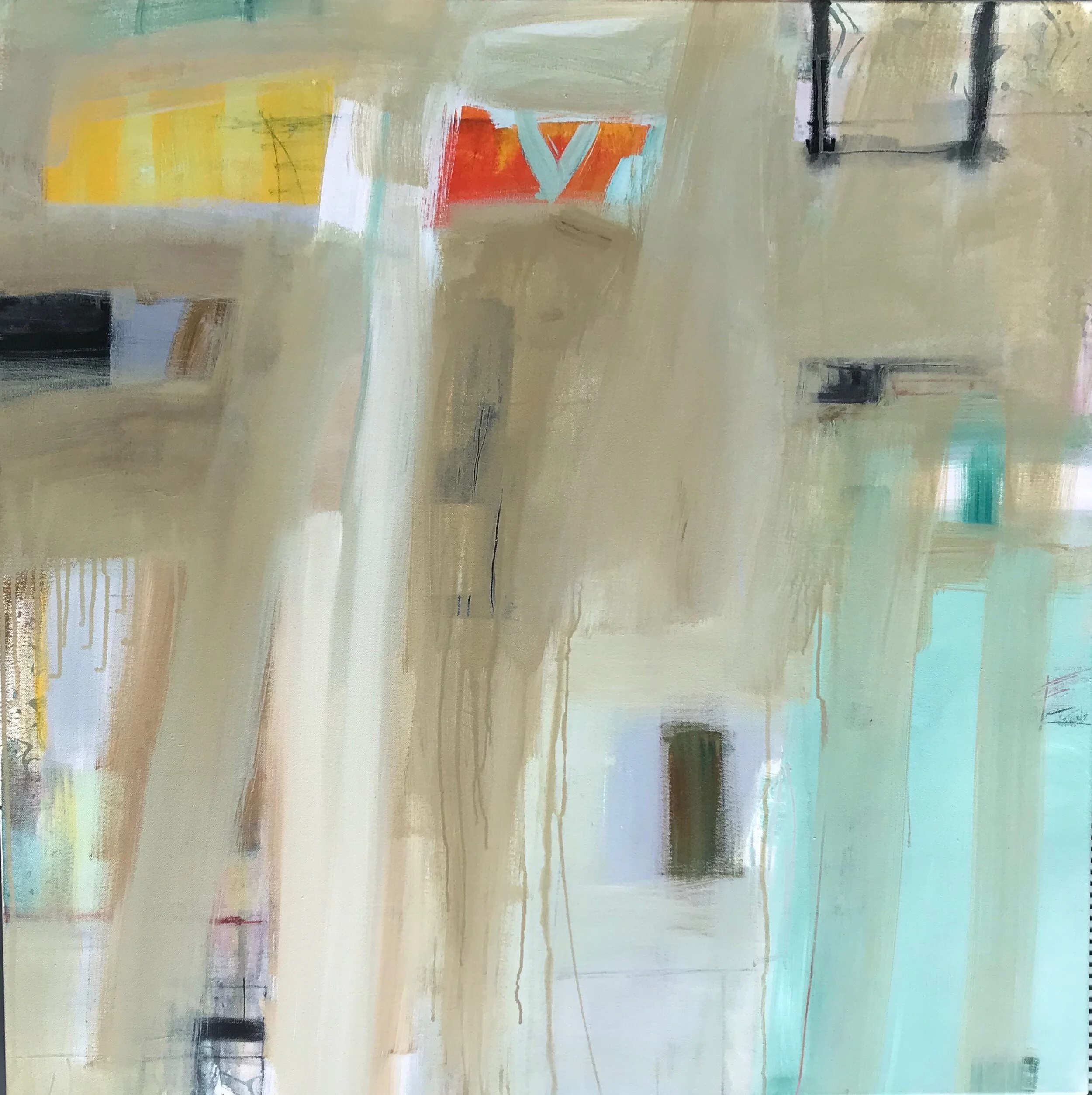 Sand and Sea 100 100 cm