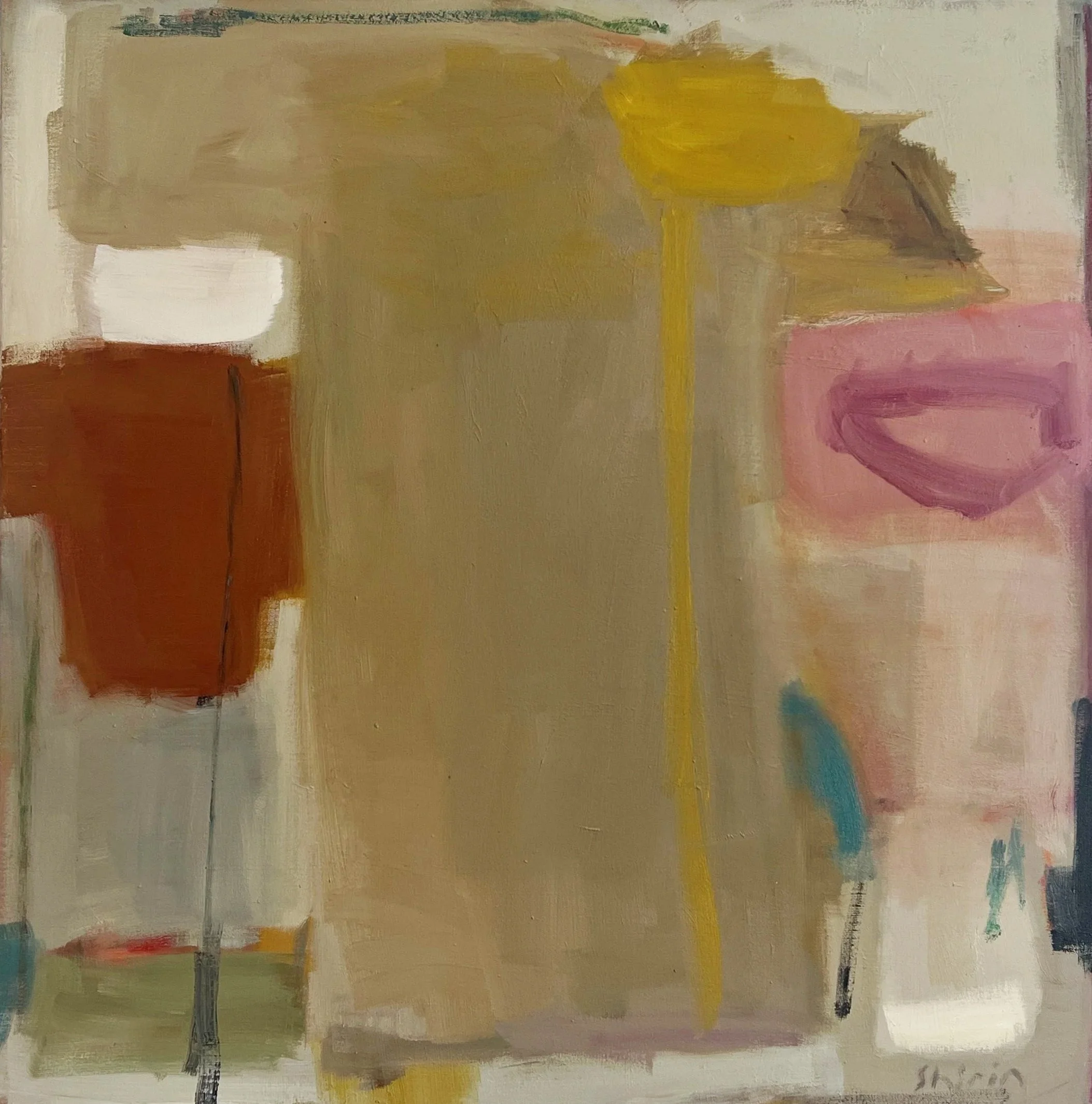 Roses on My Way - 100x100cm