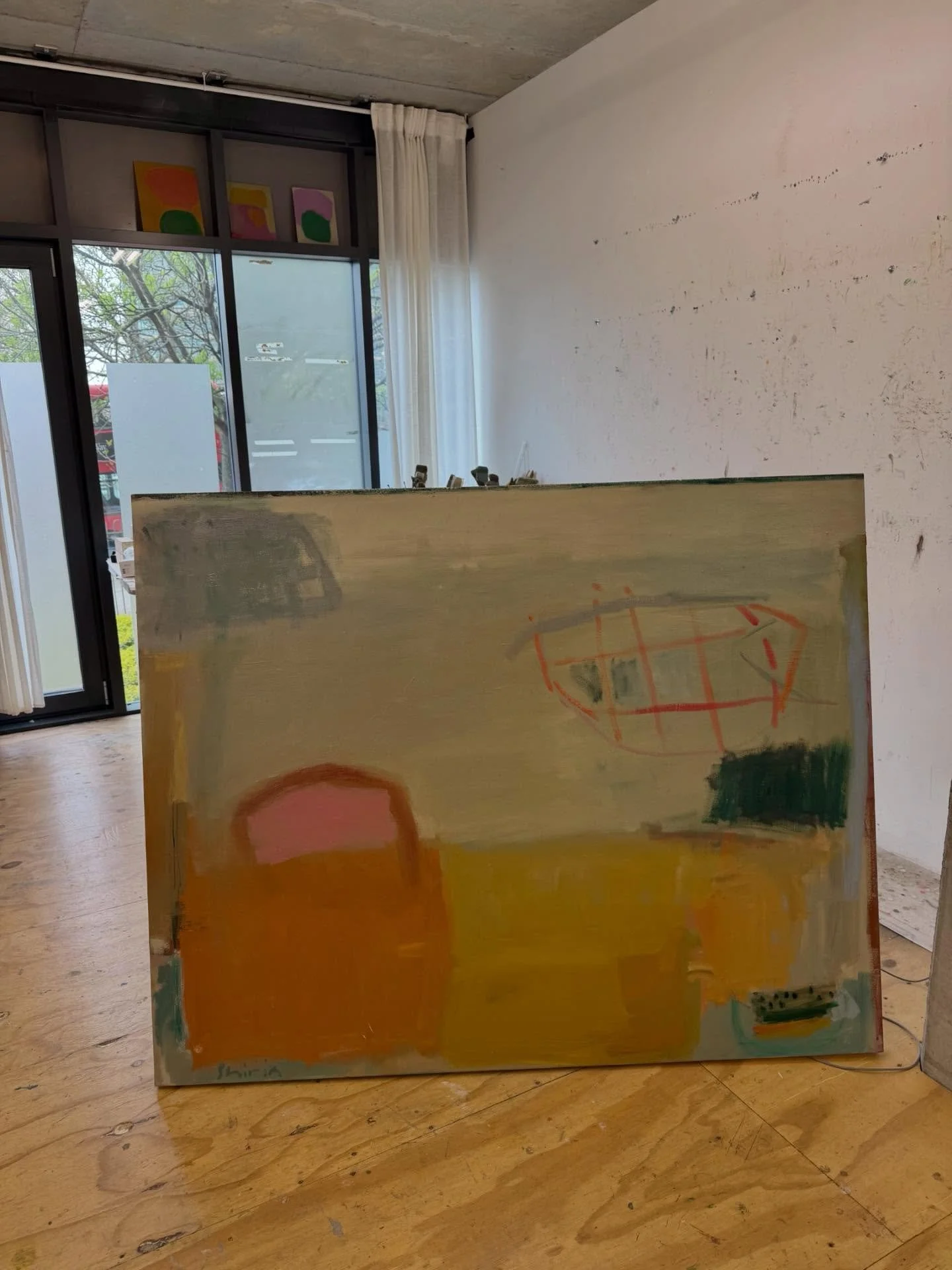 The large canvas that&rsquo;s been keeping me busy. Unsure of a name but for now &mdash; Studio Today..120x150cm

#studioartist #oilpainting #studiovibes #arttoday #londonartscene