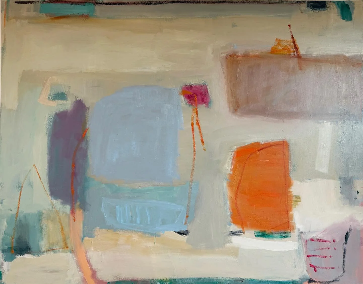 Delighted that a few works  have already found homes ahead of the opening.
The exhibition opens on 5 May &mdash; looking forward to seeing you there. @cricketfineart 

#exhibition #artopening #privateview #contemporaryart #londonart