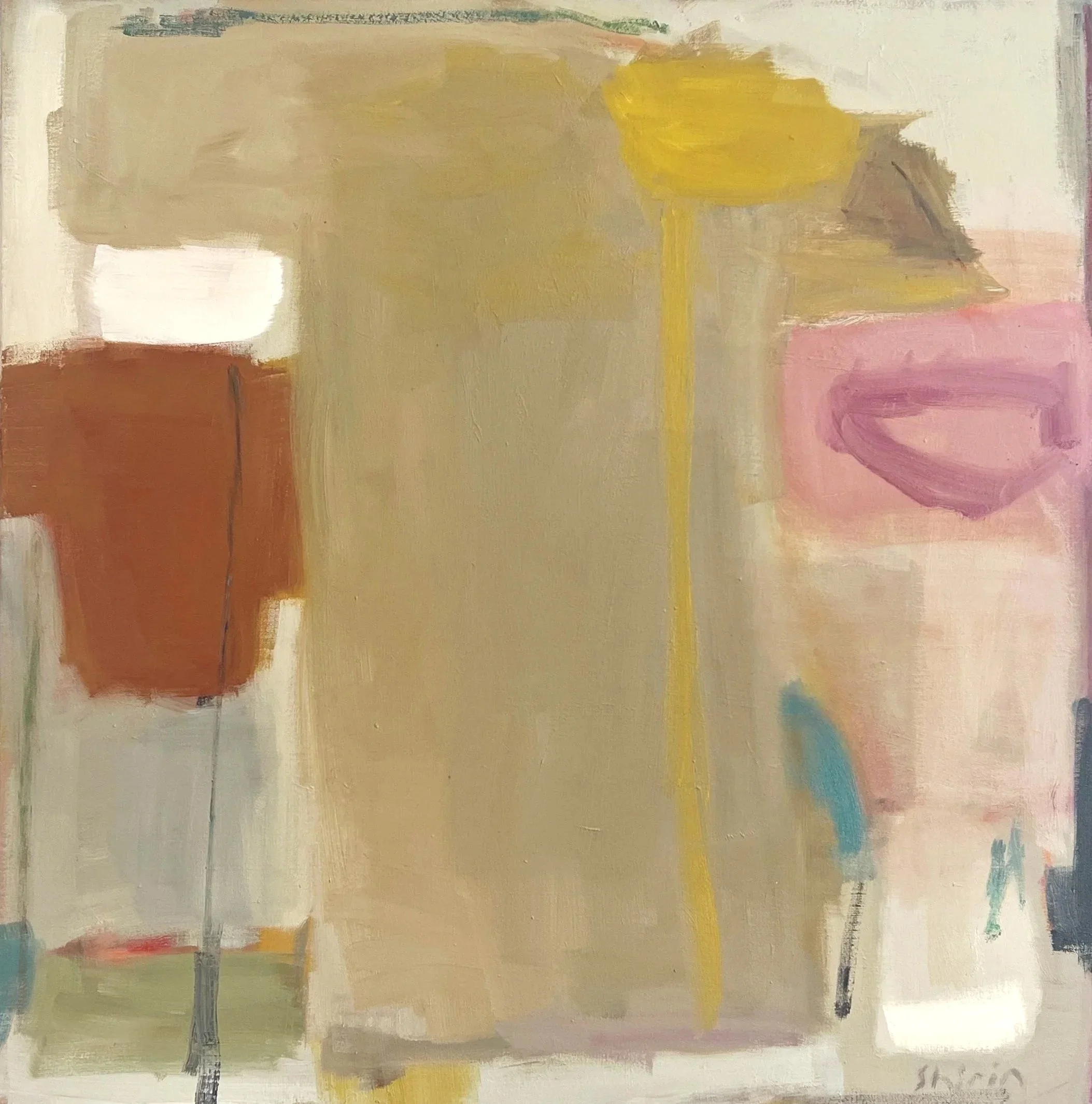 Roses on My Way - 100x100cm