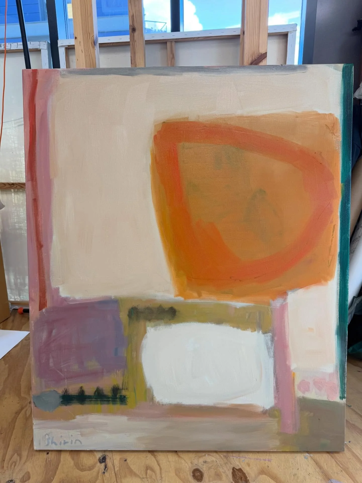 Studio corner today ✨

#artiststudio #studiovibes #artistlife #contemporaryart #abstractartlovers