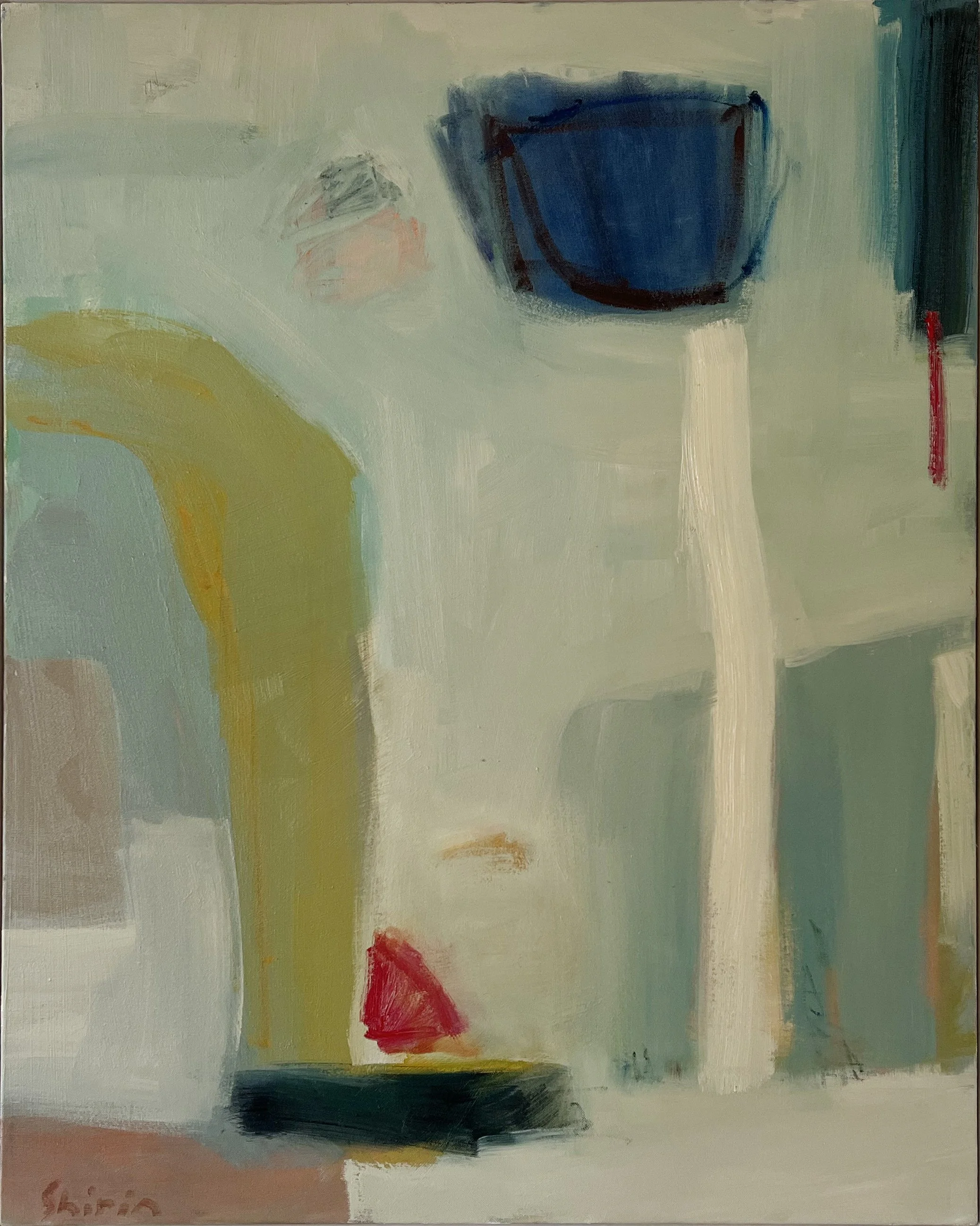 Stillness in Blue - 100 x 80 cm @fairfax Gallery