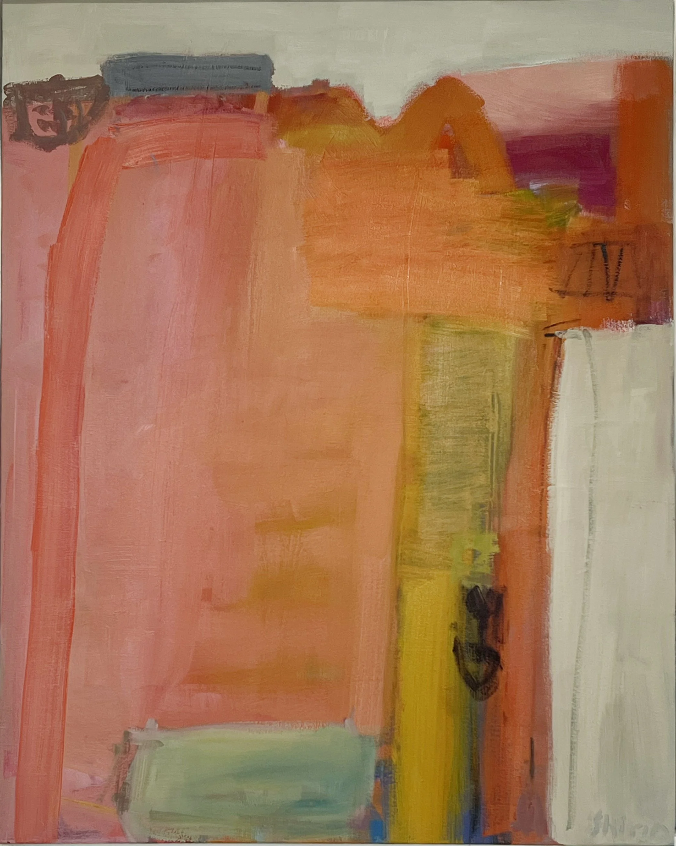 Orange Fall - 100 x 80 cm  @Fairfax Gallery