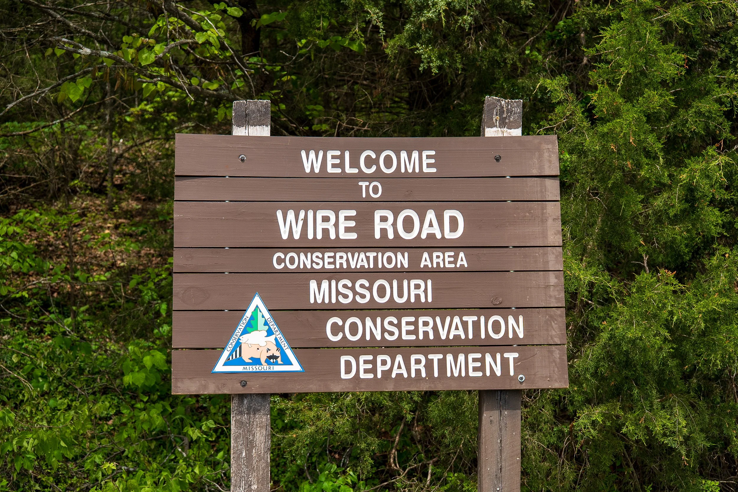 Wire Road Conservation Area sign | Crane