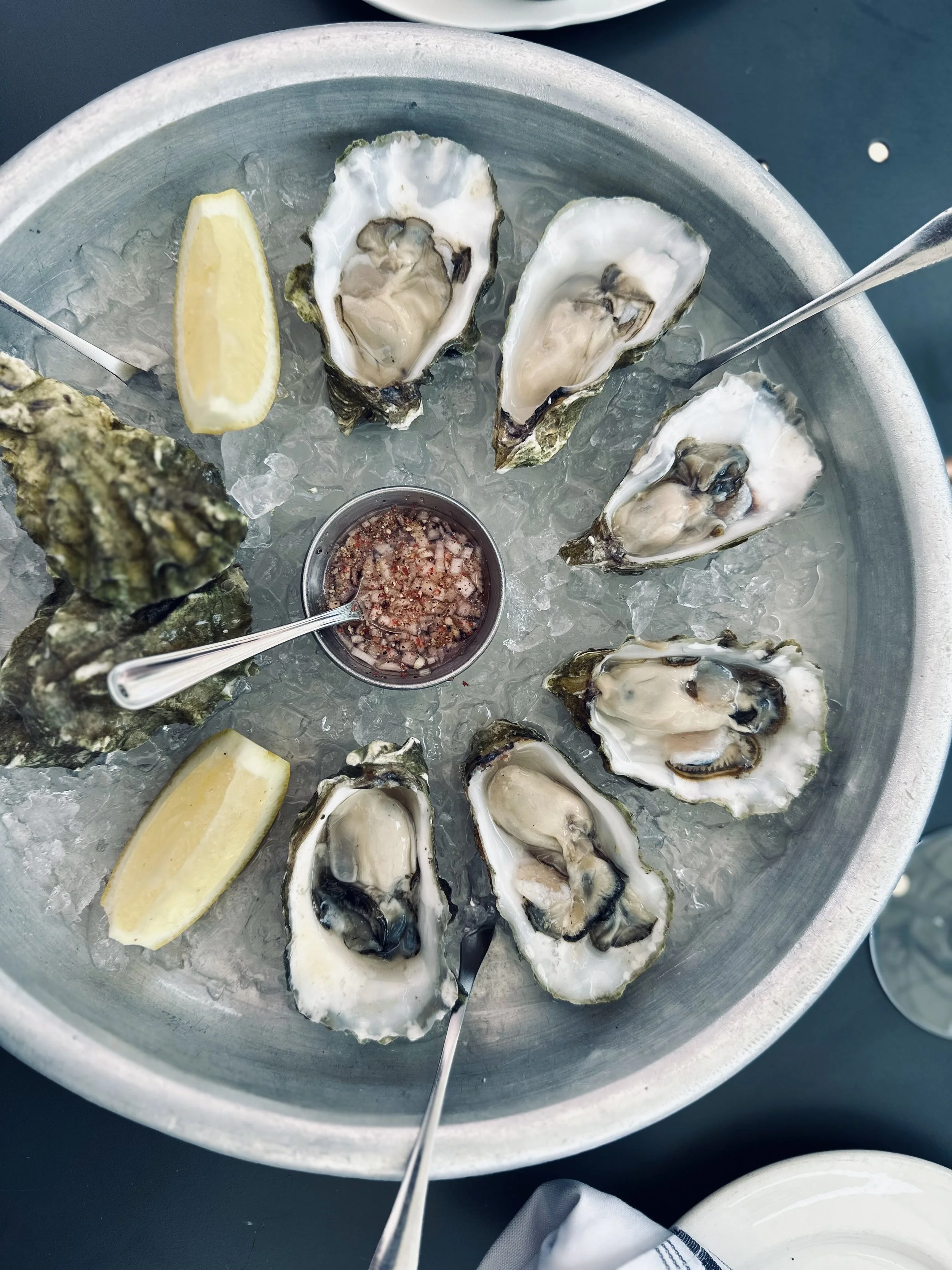 Summer Oyster Happy Hour at Marche