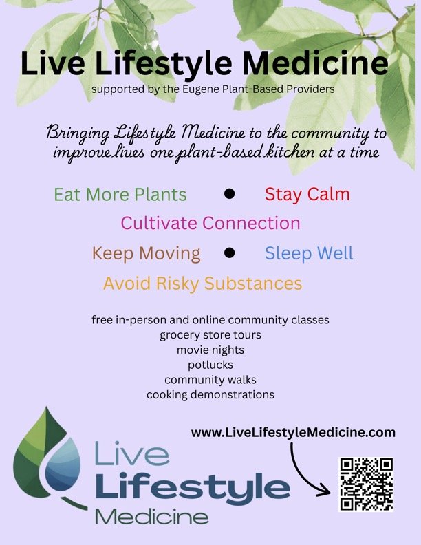 October 20 - New Class Series from Live, Lifestyle Medicine