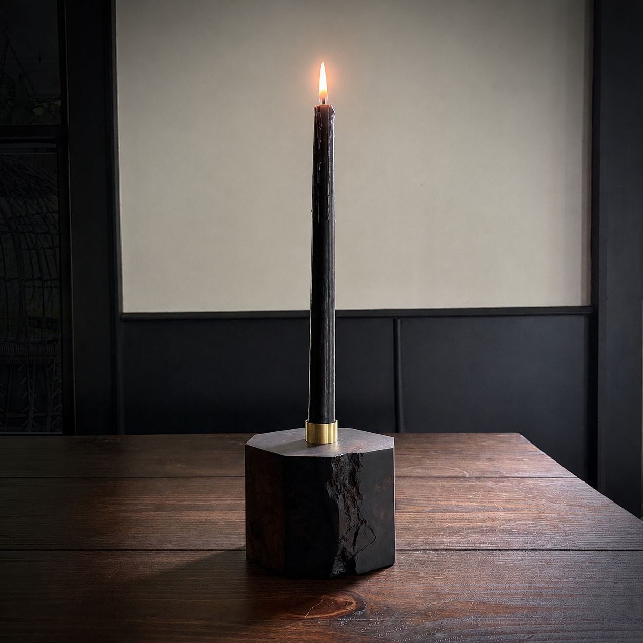 octagon candle holder
