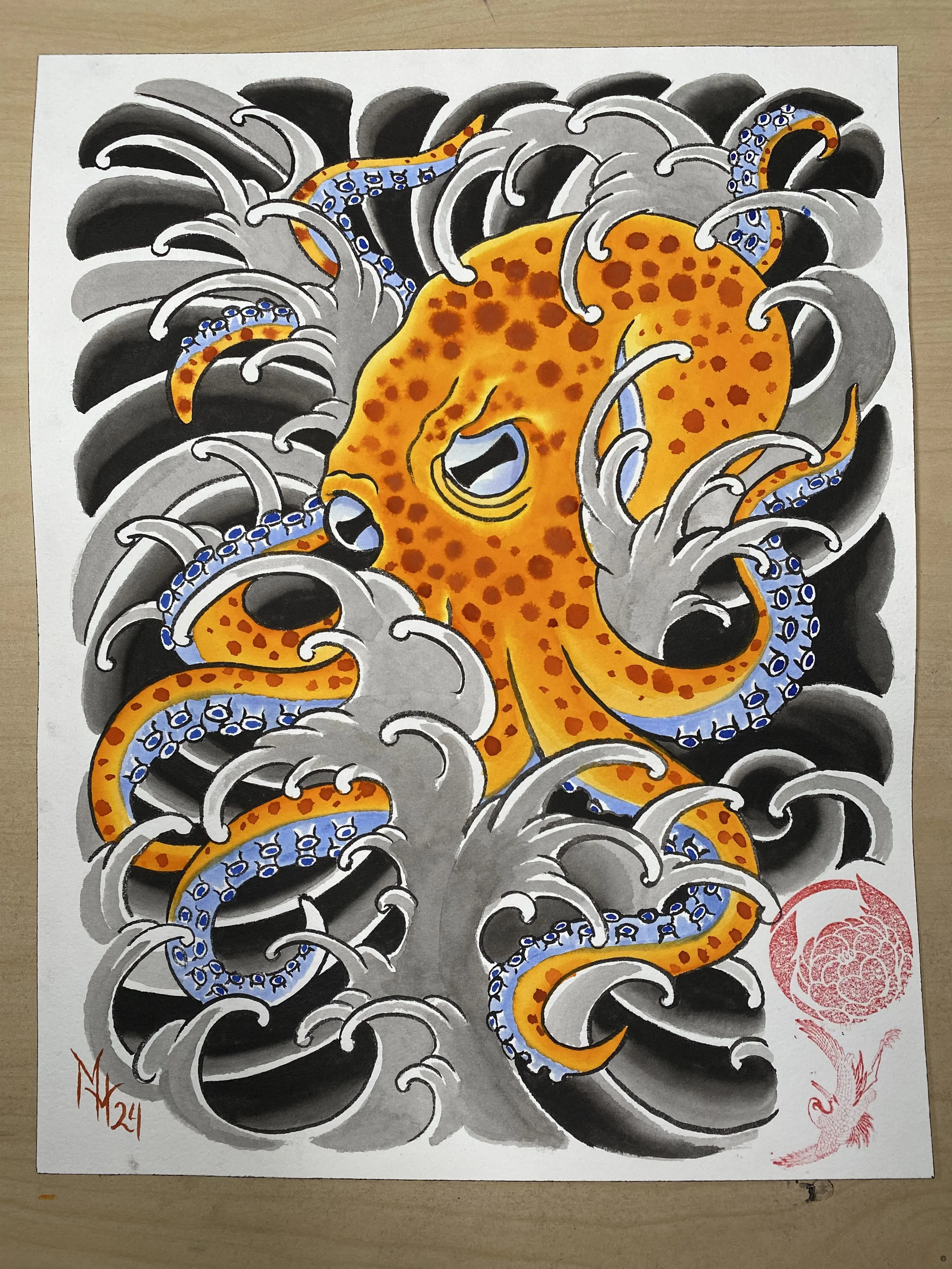 Octopus Tattoo Design