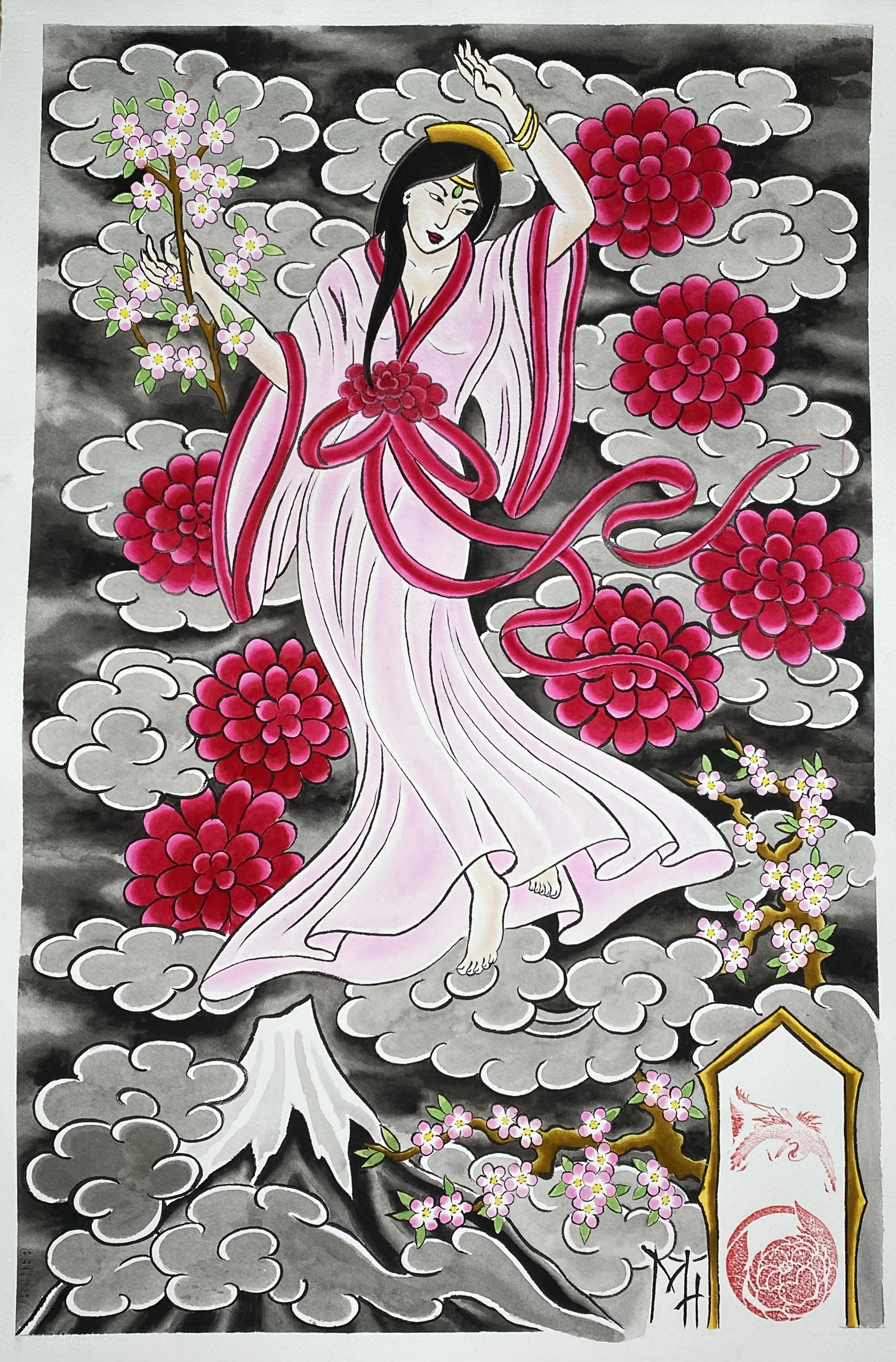 Sengen Sama Konohanasakuyahime goddess of Mt. Fuji