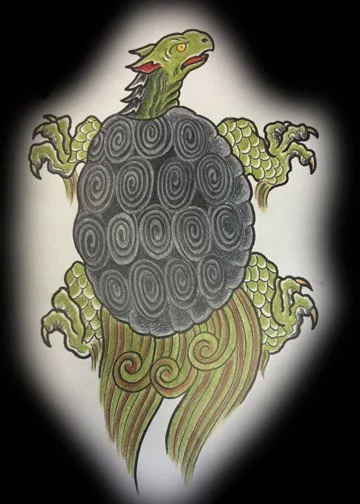 Minogame Japanese Turtle Tattoo