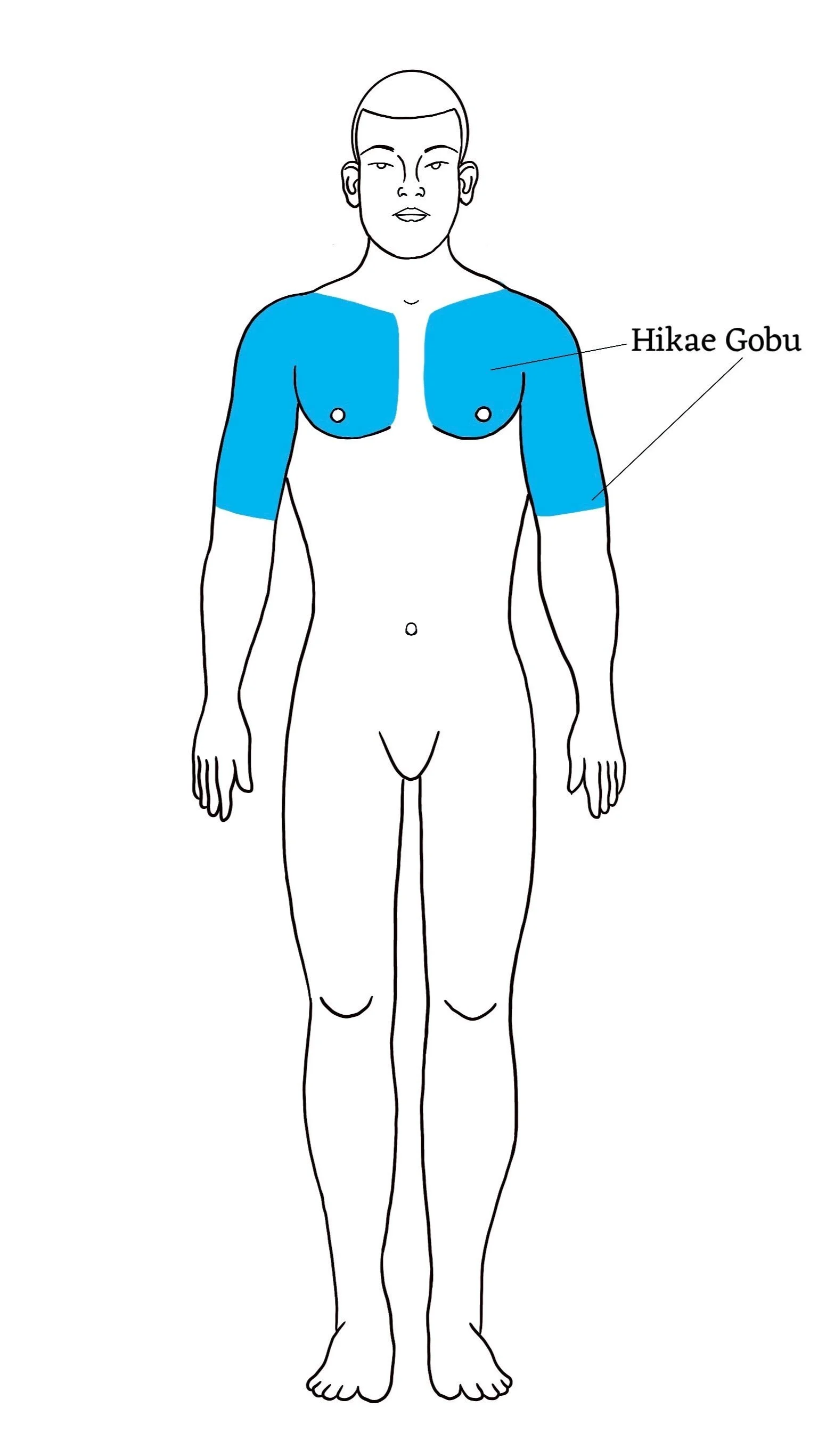 Gobusode is the name of the Japanese half sleeve tattoo that ends just above the elbow