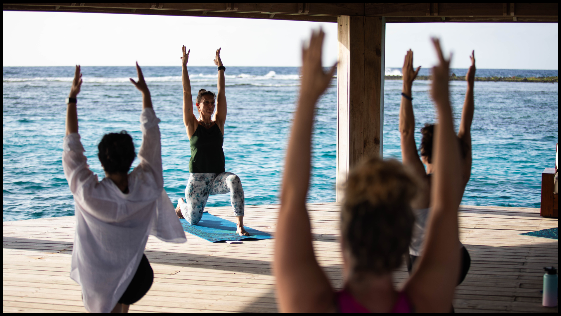 Daily guided yoga, breathwork and meditation practices.