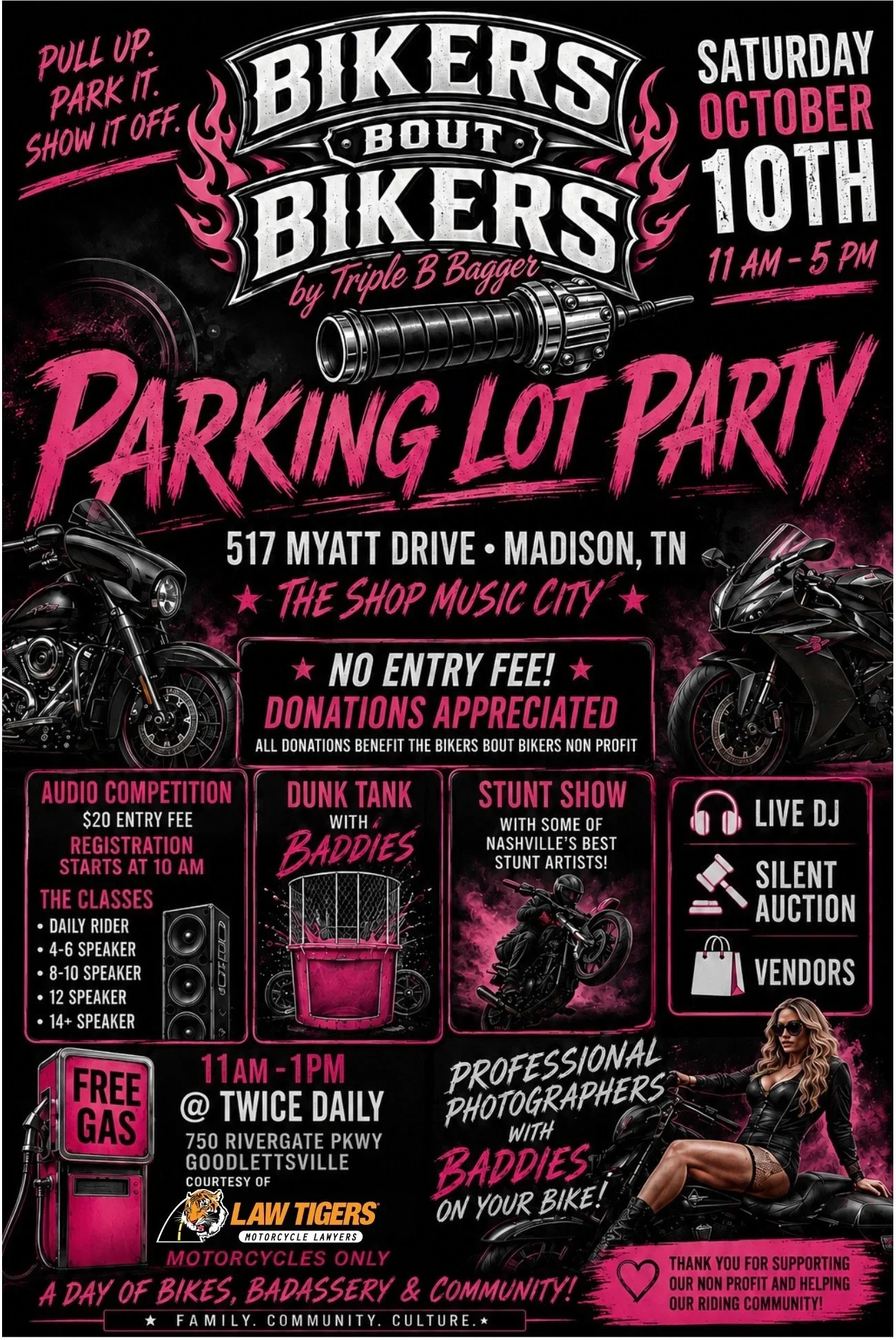 Parking Lot Party: Find Ramble &amp; Riot at Bikers Bout Bikers on October 10