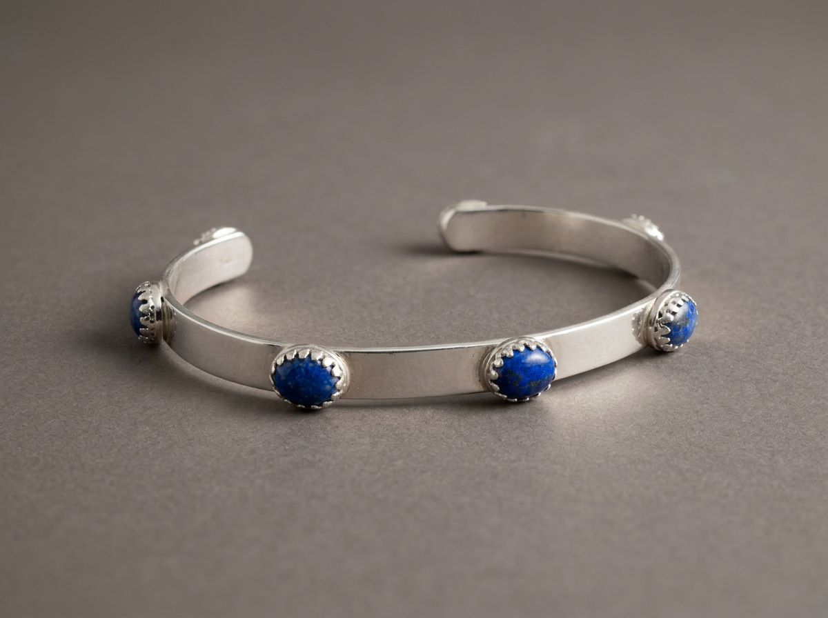 The Seven Nation // Denim Lapis Row Cuff