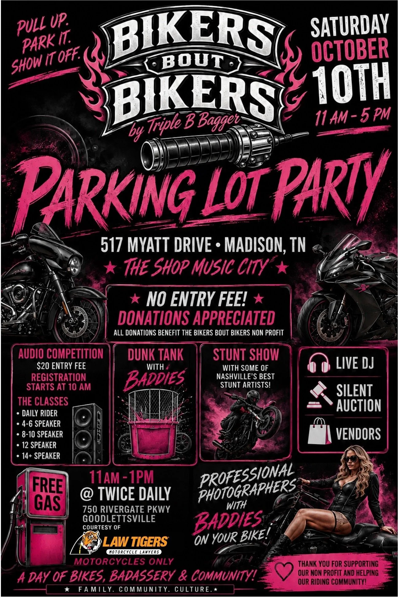 Cancelled - Bikers bout Bikers Parking Lot Party