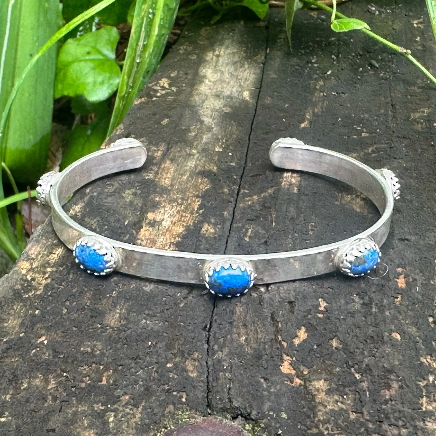 The Seven Nation // Denim Lapis Row Cuff