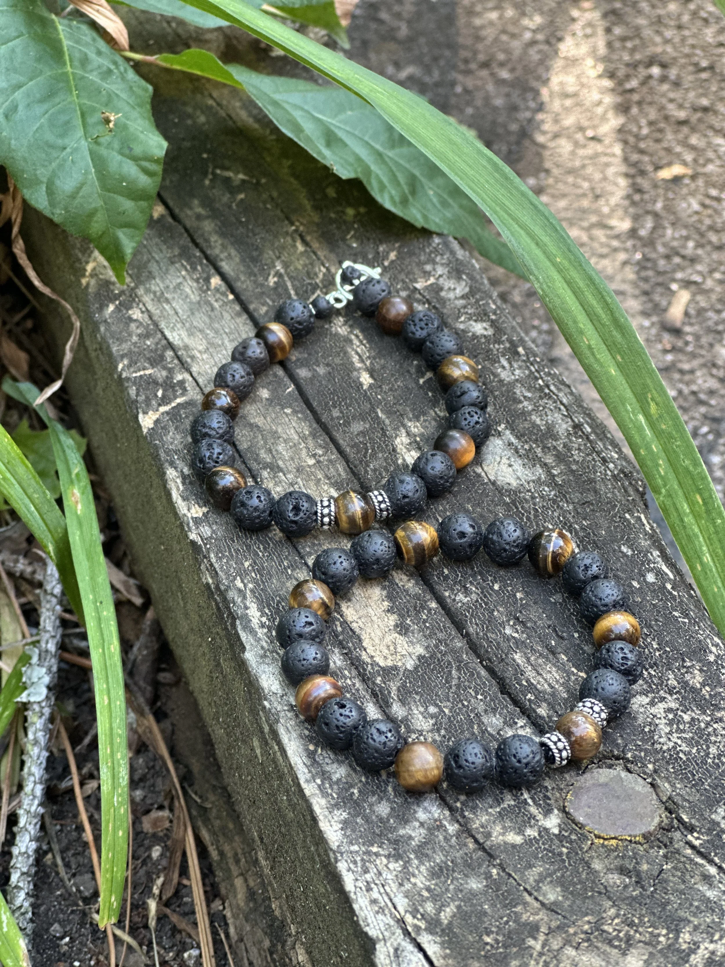 Ember & Ash // Beaded Talisman Bracelet
