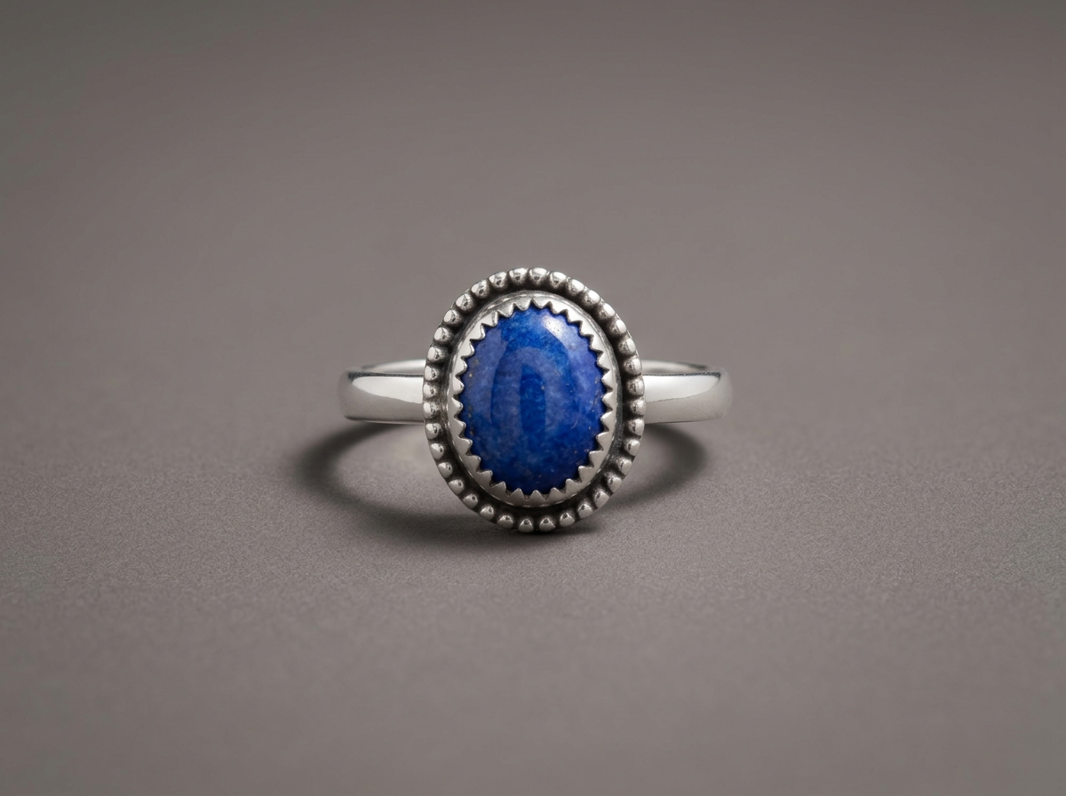 The Wisdom Keeper // Lapis Plain Band Ring