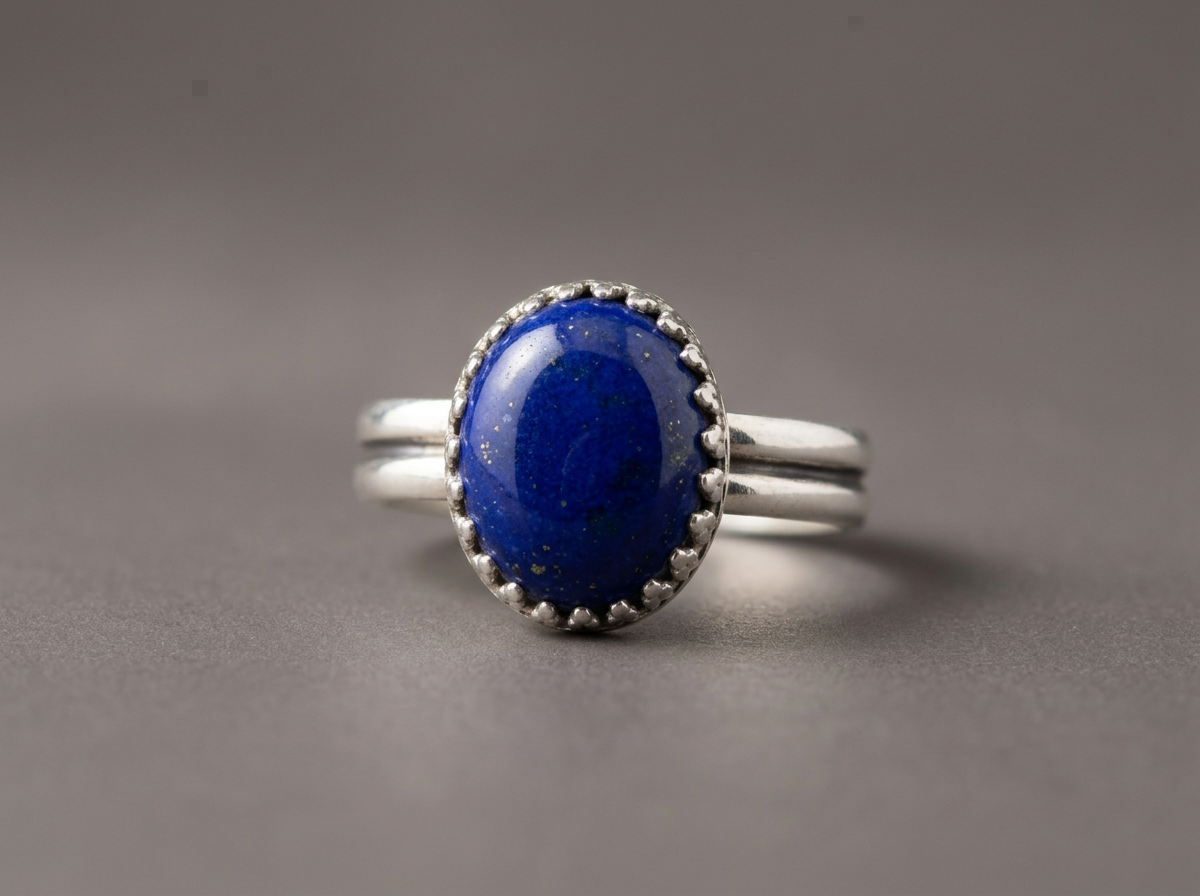 The Stardust // Lapis Lazuli Crown Ring